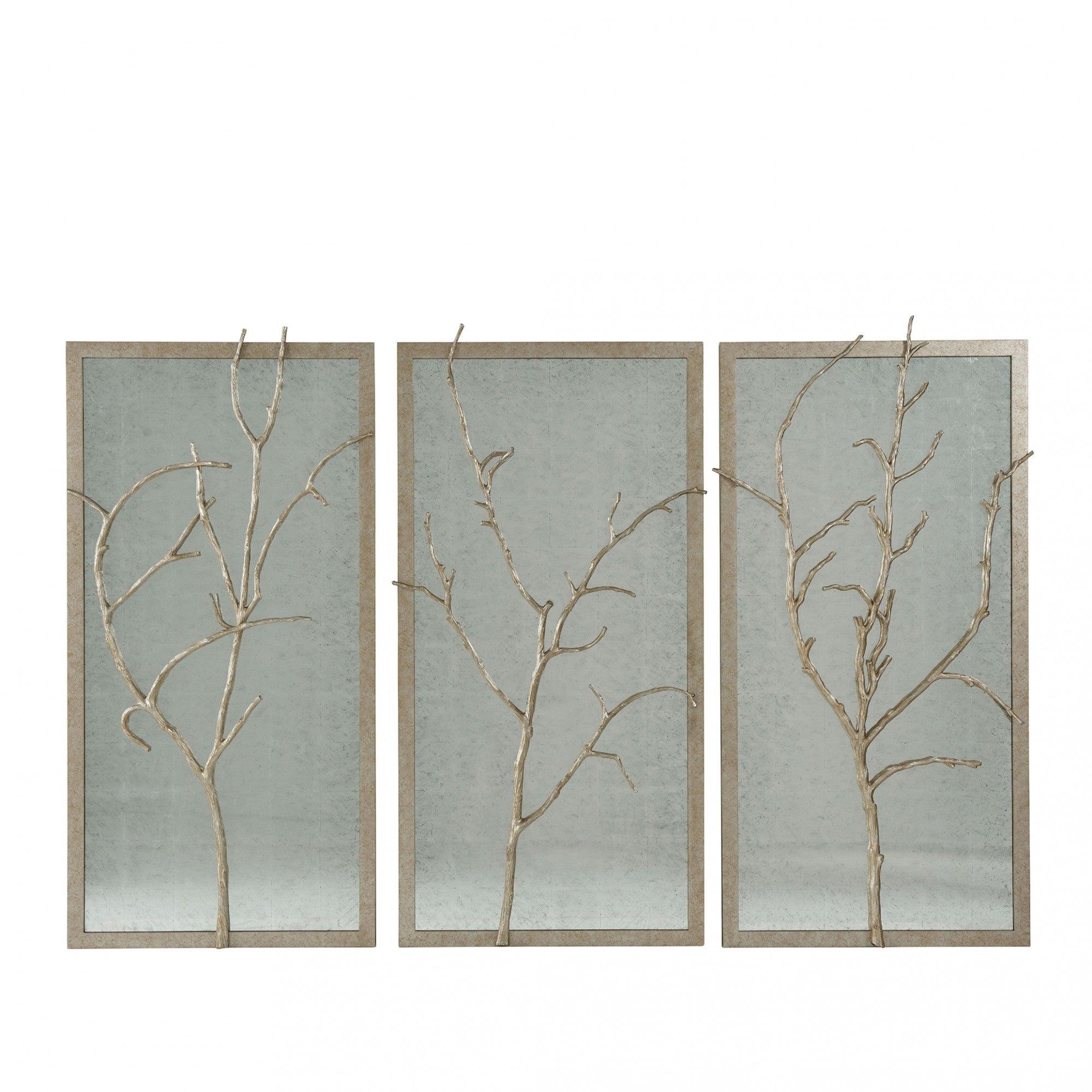 Silver Hawthorn Trio Wall Mirror - Remutear