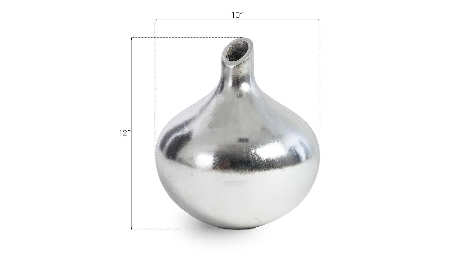 Katha Vase, Silver Leaf - Remutear