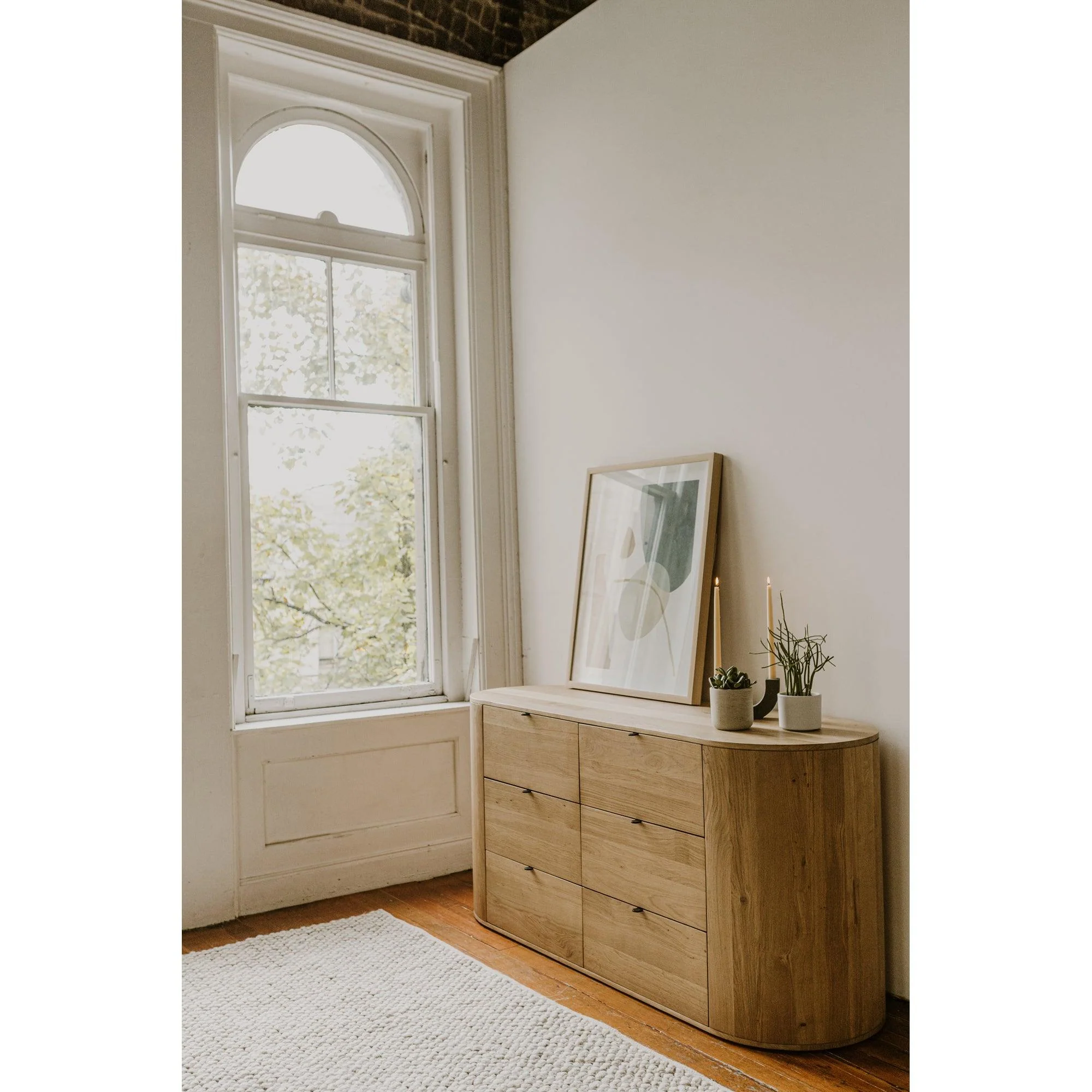 Theo 6 Drawer Dresser Natural - Remutear