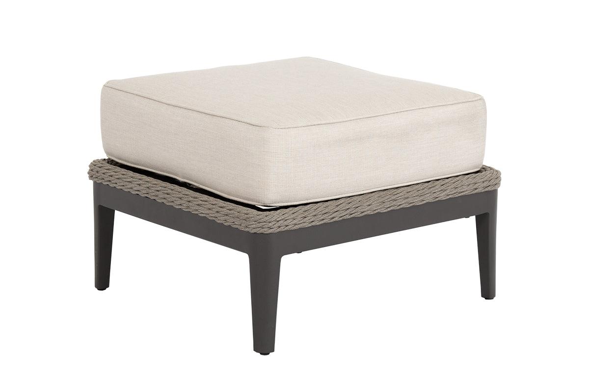 Marbella Ottoman in Echo Ash w/ Self Welt - Remutear