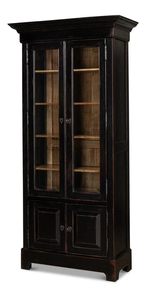Bookcase In Ebony Finish - Remutear
