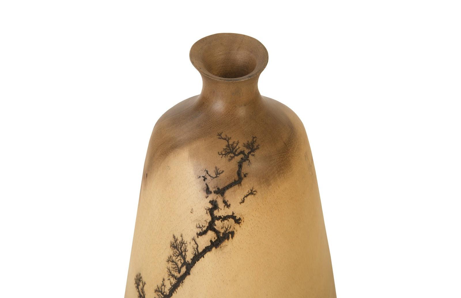 Lightning Vase, Mango Wood, Tall - Remutear