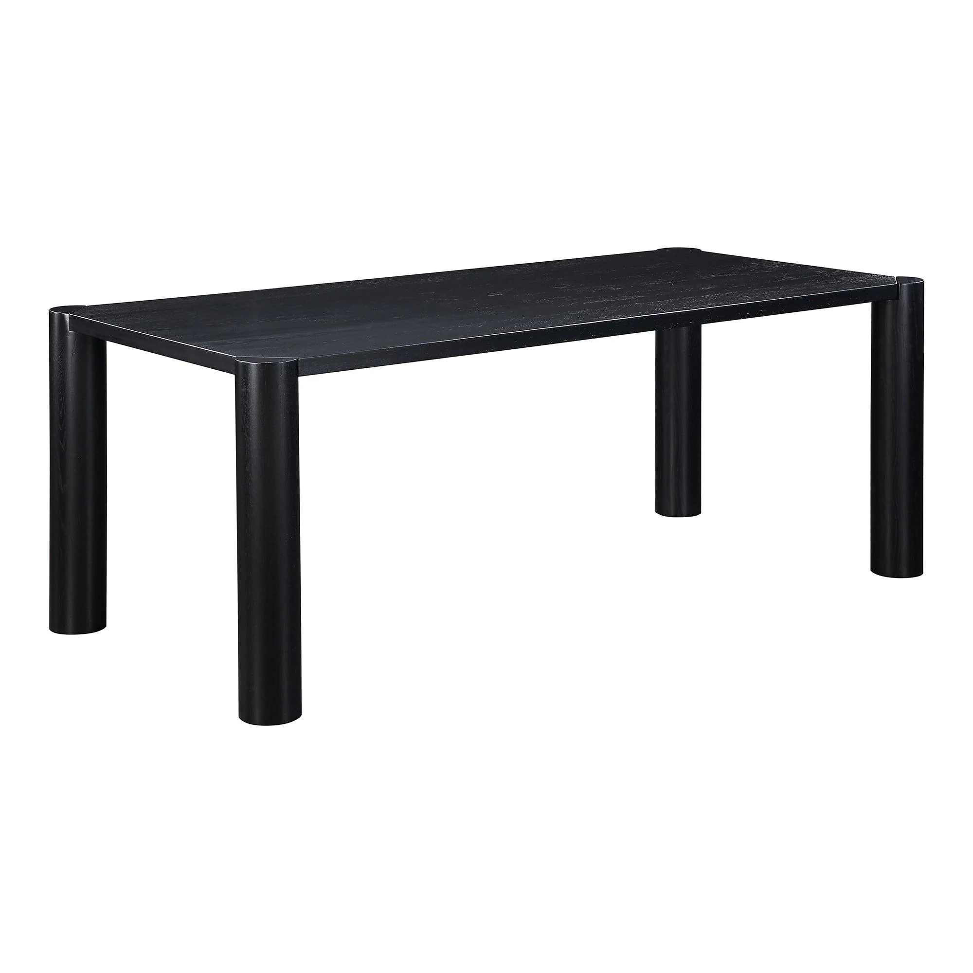 Post Dining Table Oak Black - Remutear