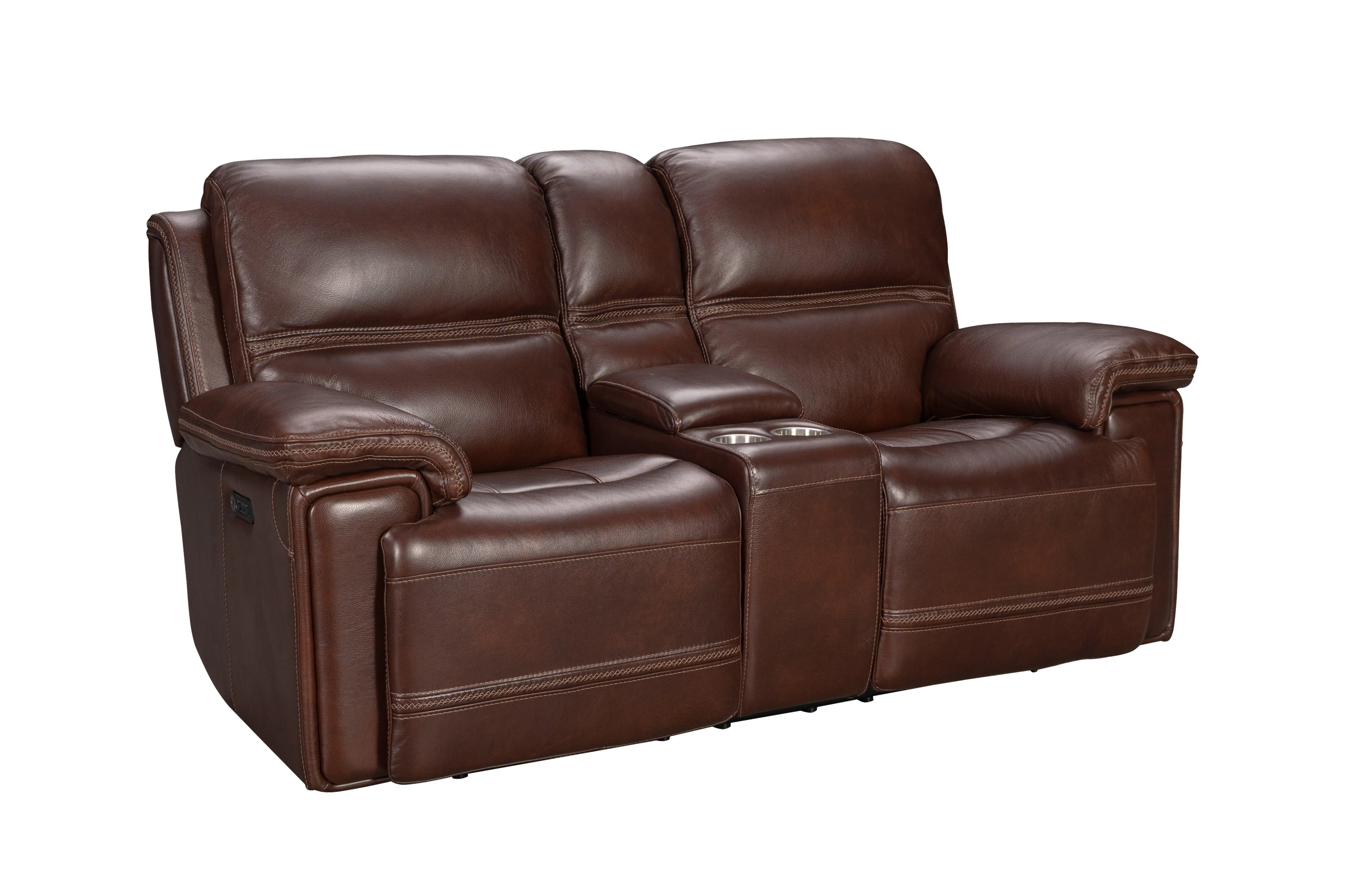 Sedrick Power Reclining Console Loveseat - Remutear