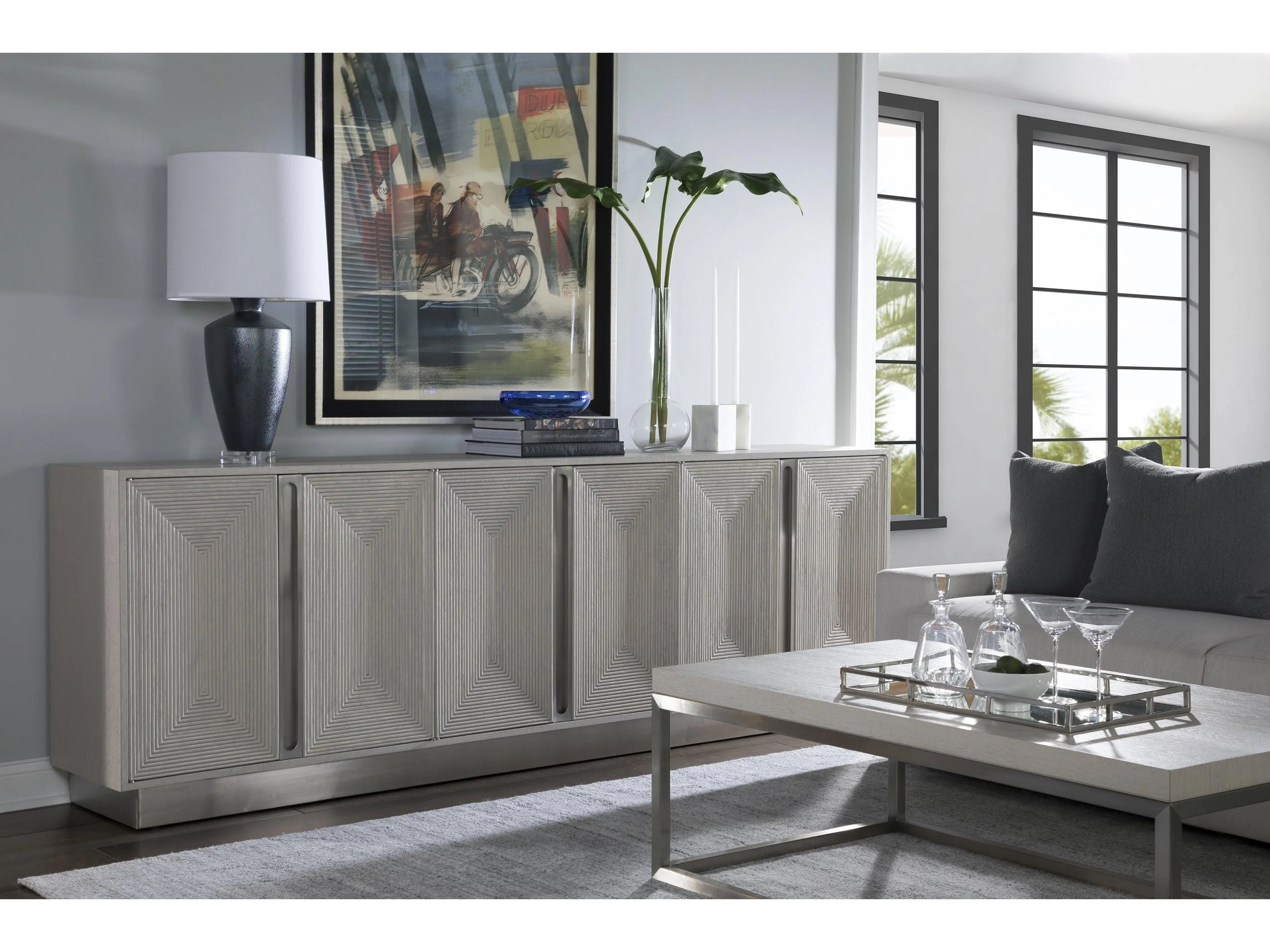 Signature Designs Gradient Long Media Console - Remutear