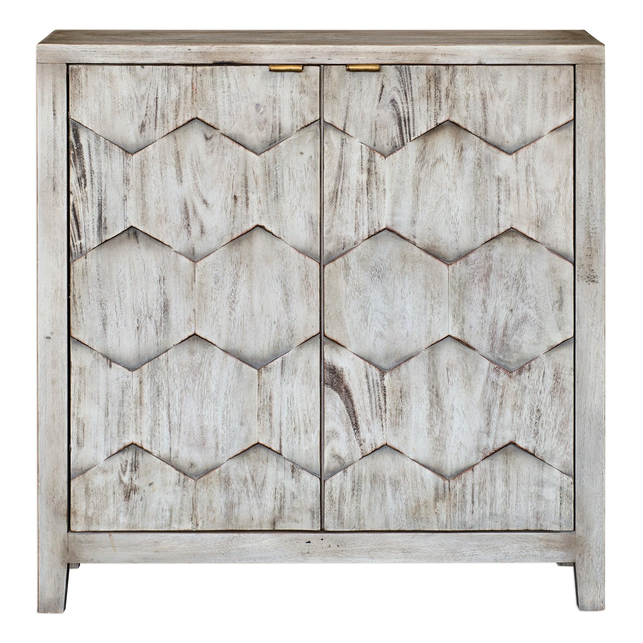 Catori Smoked Ivory Console Cabinet - Remutear