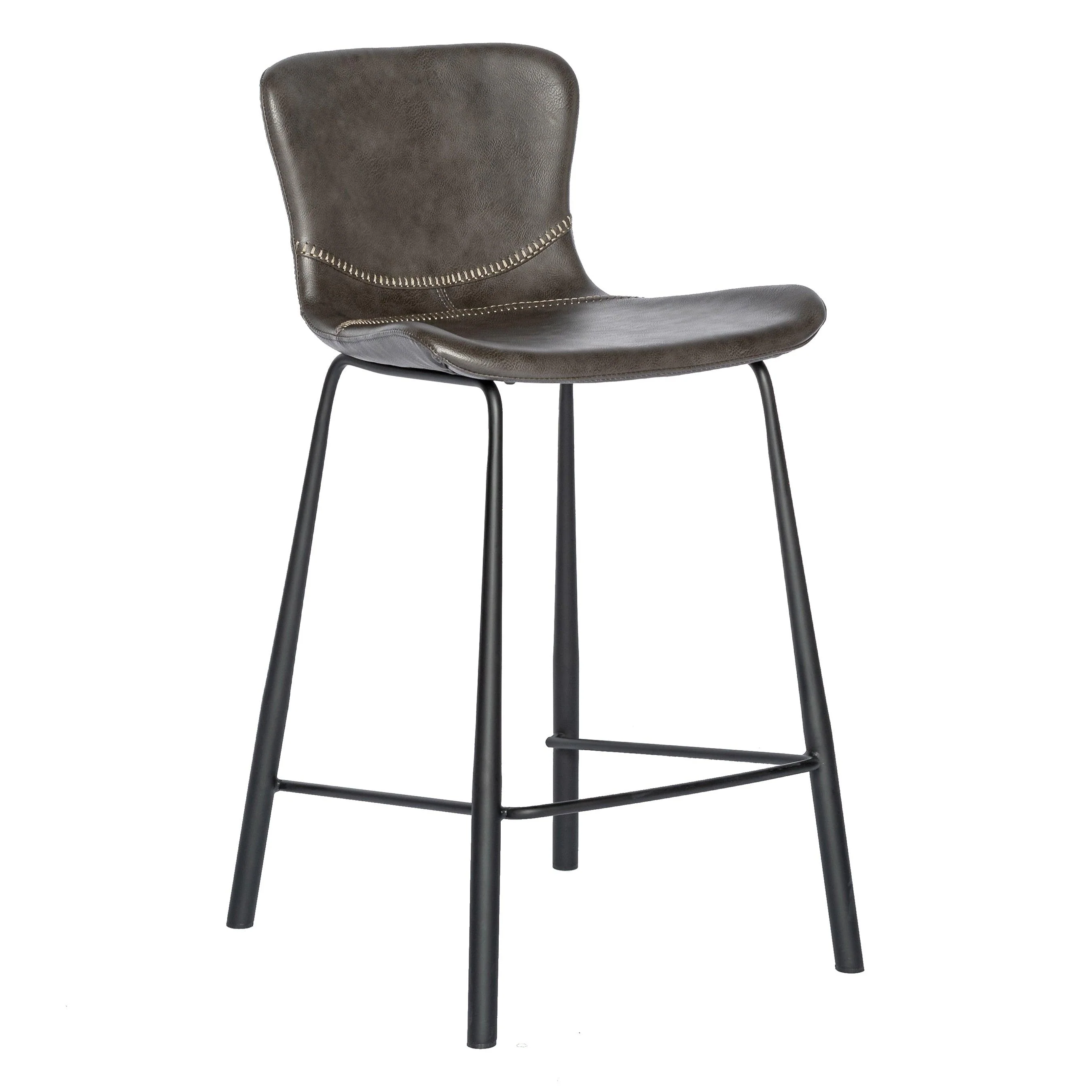 Melody Counter Stool in Dark Gray - Set of 2 - Remutear