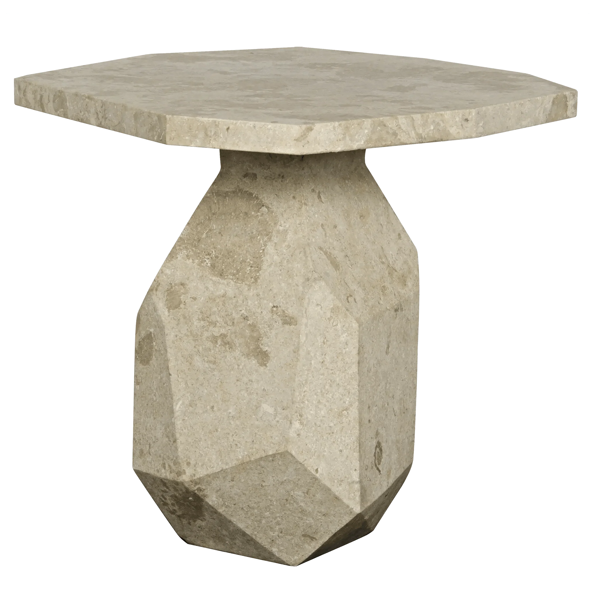 Polyhedron Side Table - Natural - Remutear