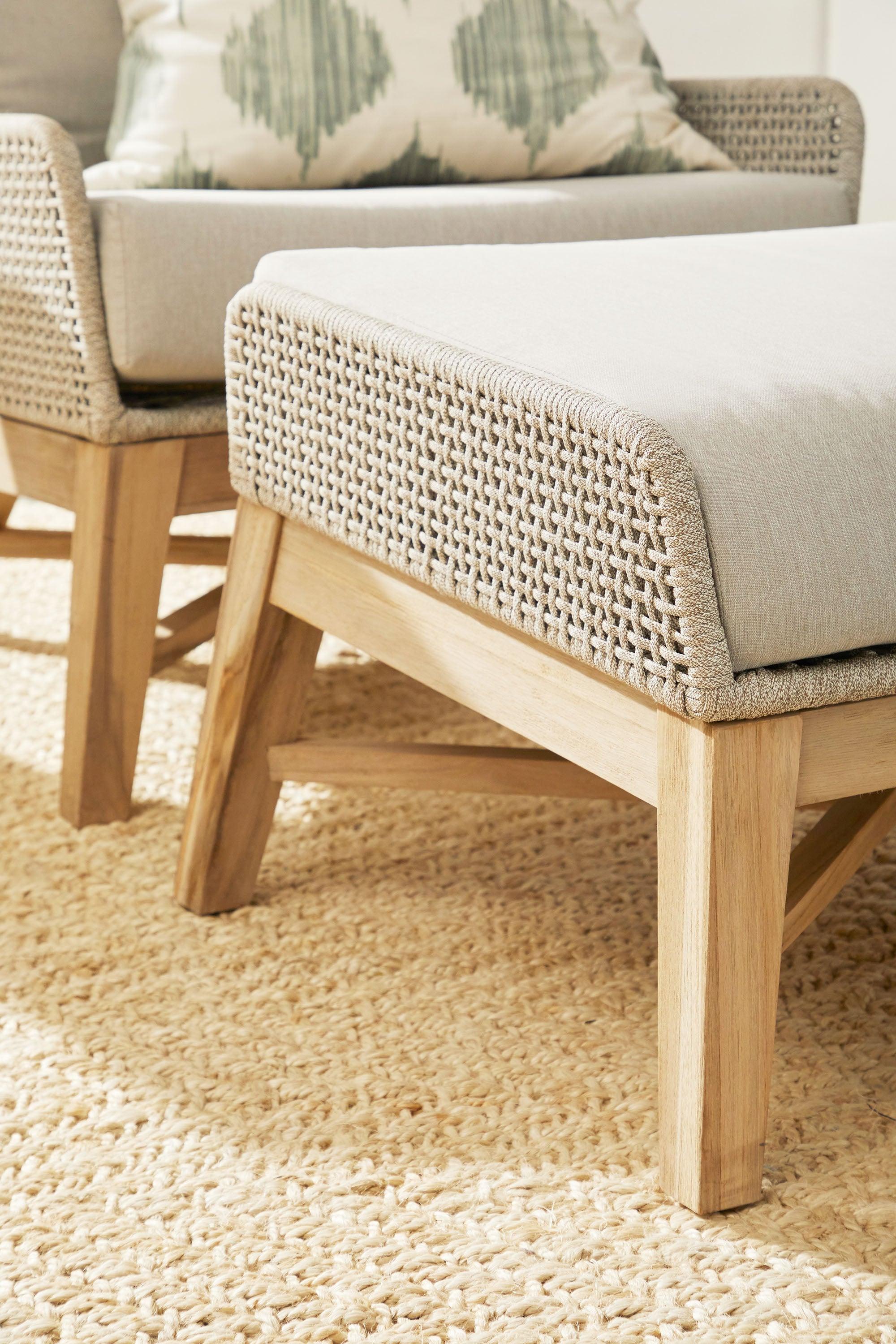 Tapestry Outdoor Footstool - Remutear
