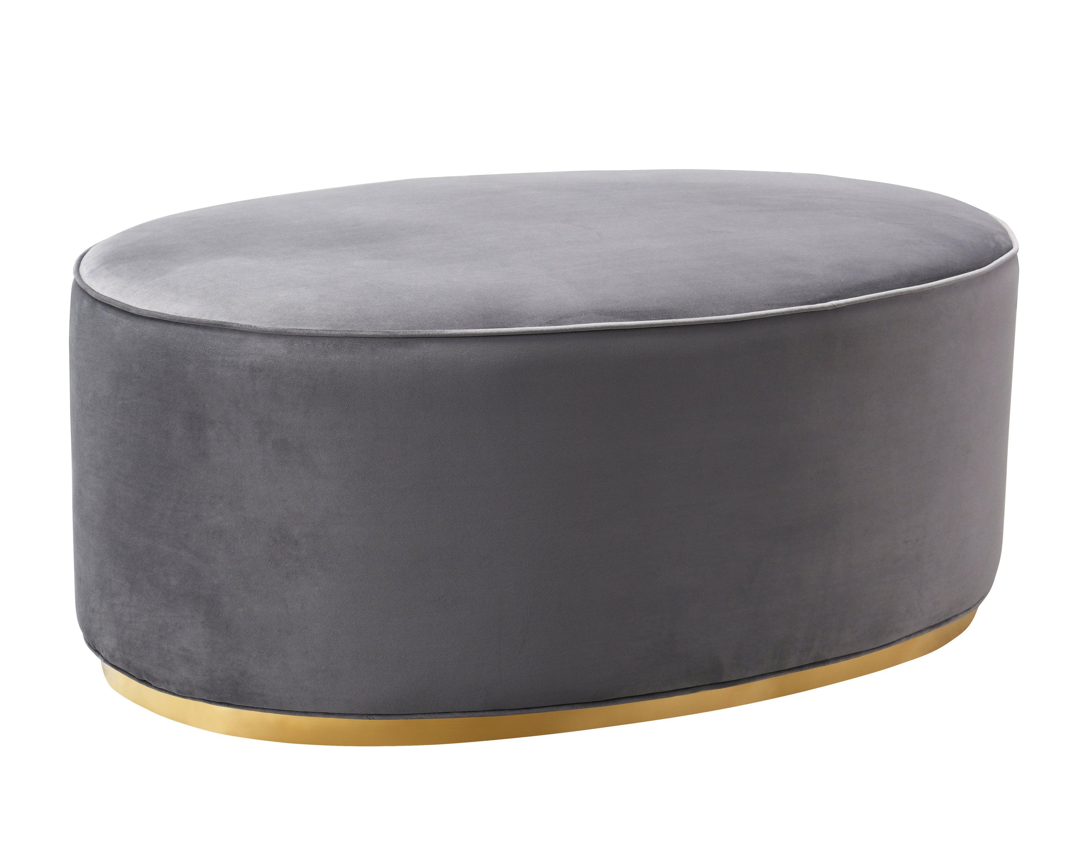 Scarlett Grey Ottoman - Remutear