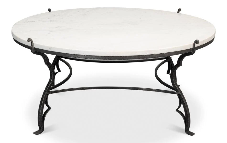 Marylin Coffee Table With Marble Top - Remutear