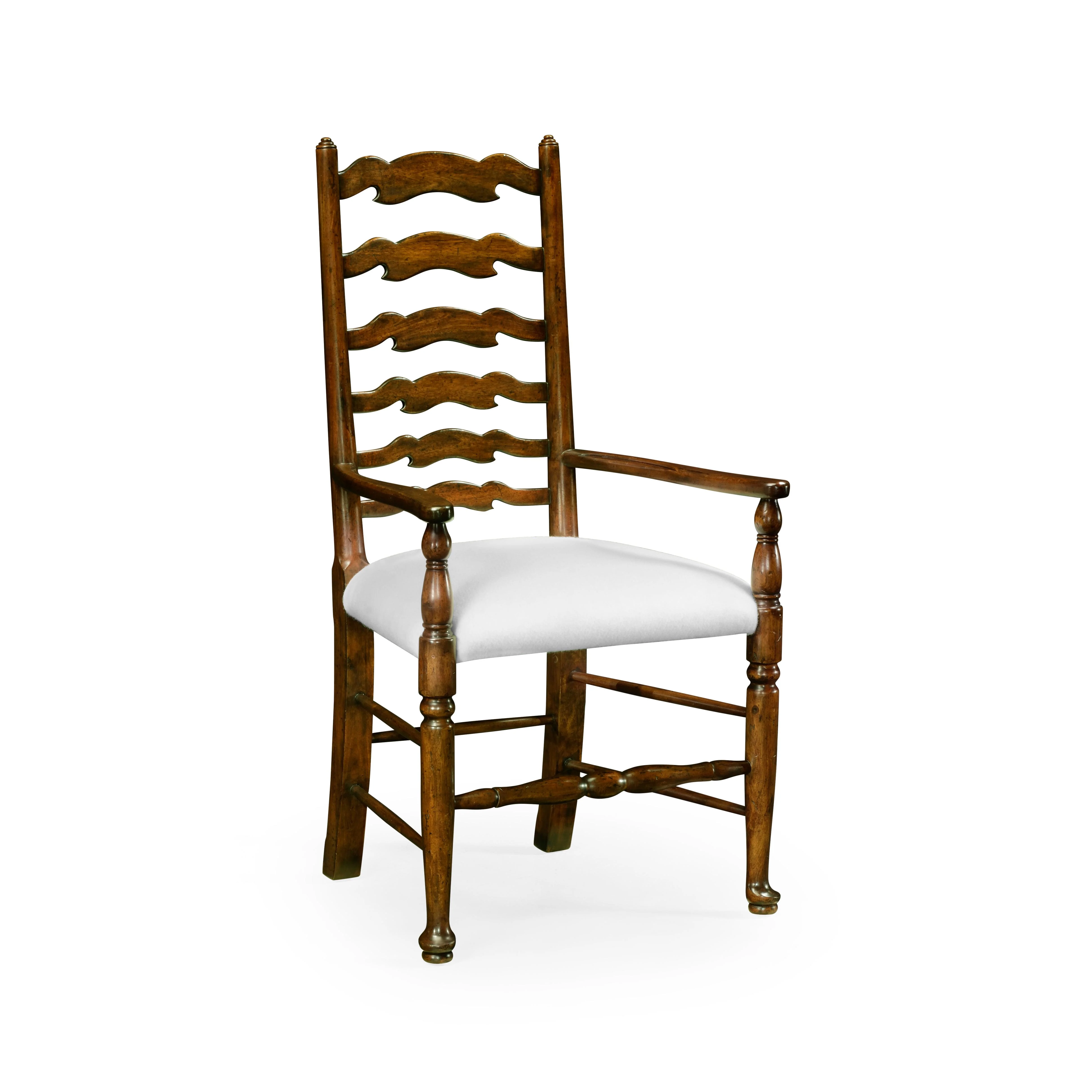 Casual Accents Country Walnut Ladderback Chair - Remutear
