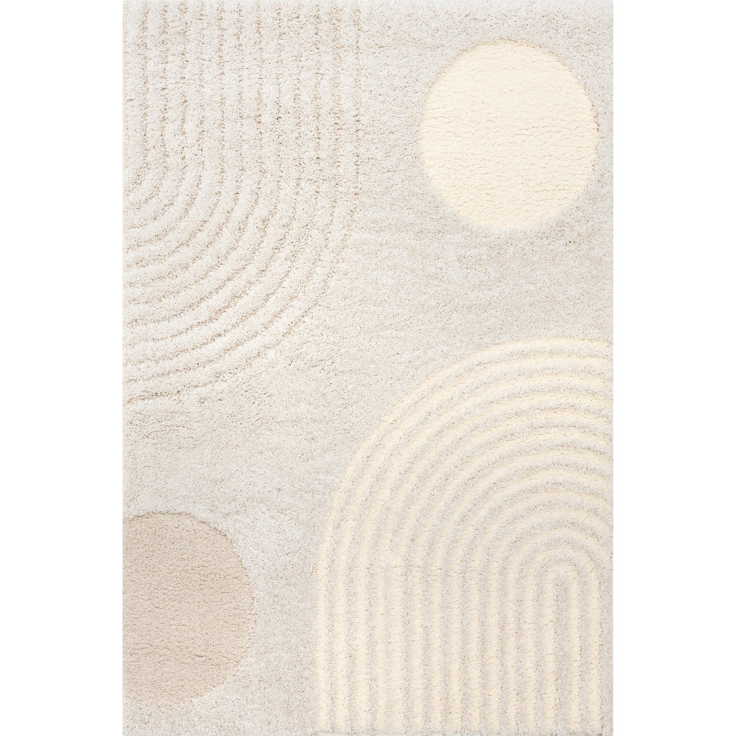 Gloria Abstract Shag Area Rug - Remutear