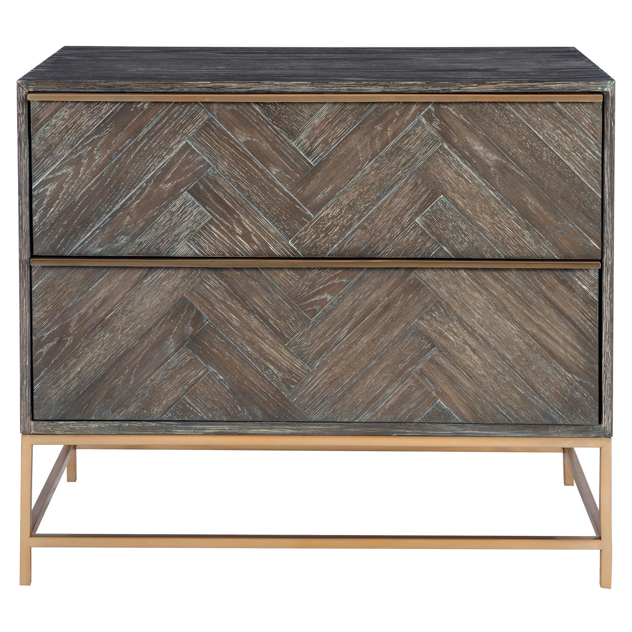 ARMISTEAD DARK WALNUT DRAWER CHEST - Remutear