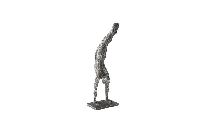 Handstand Sculpture, Aluminum, Small - Remutear