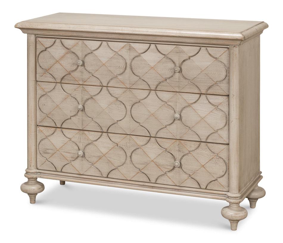 Sommeil 3 Drawer Commode - Stone Grey - Remutear