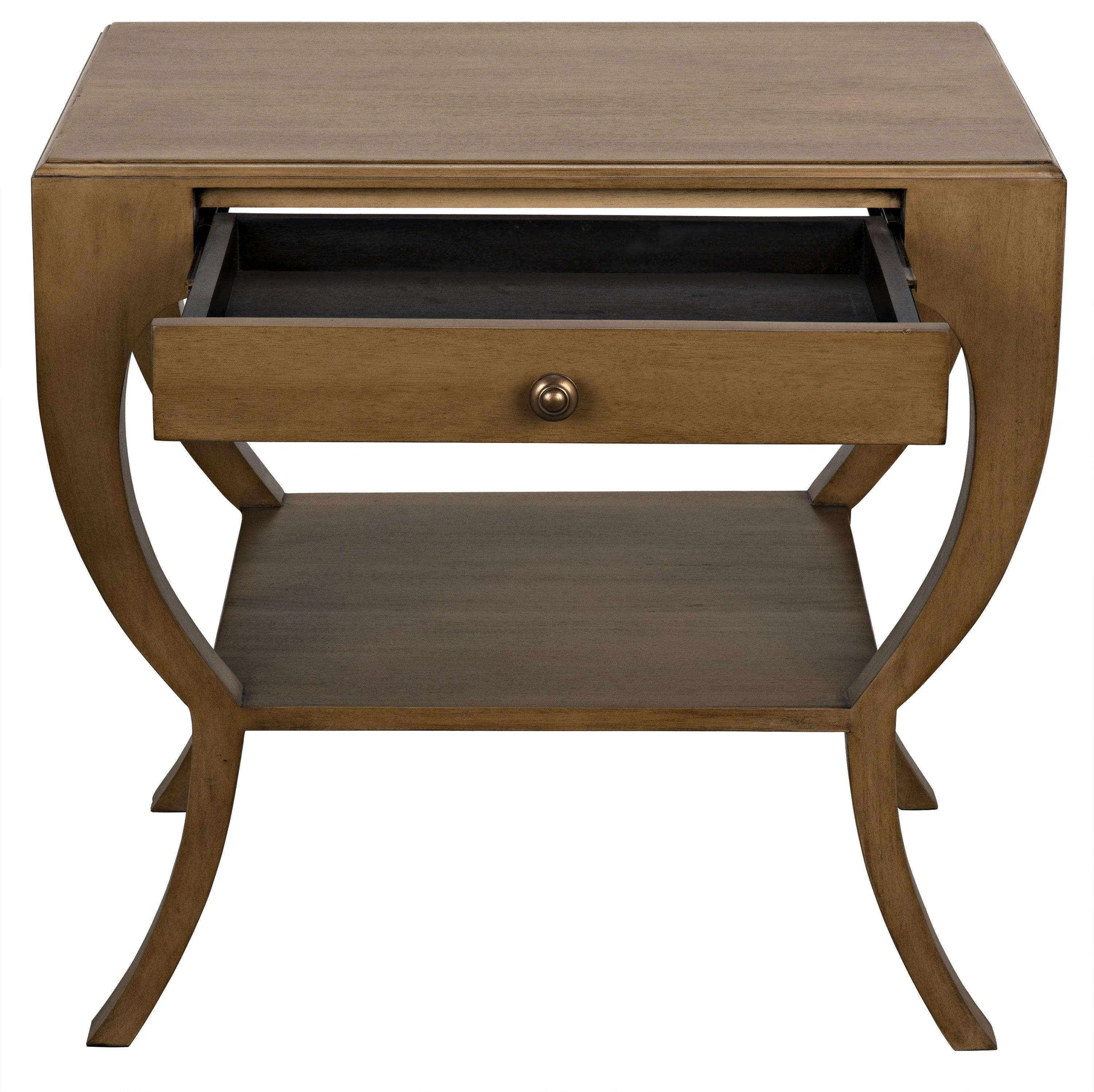 Maude Side Table, Saddle Brown - Remutear