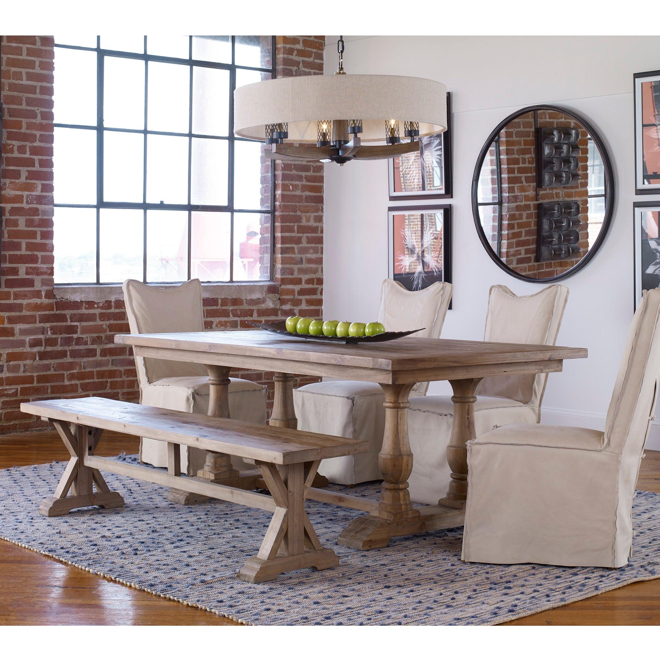 STRATFORD SALVAGED WOOD DINING TABLE - Remutear