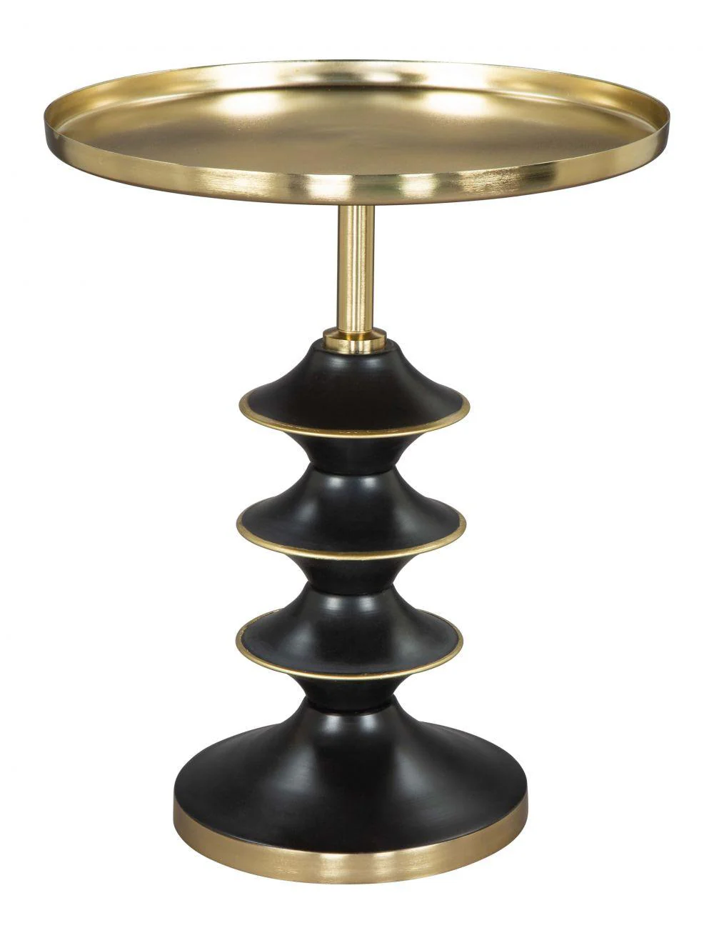 Donahue Side Table Gold & Black - Remutear