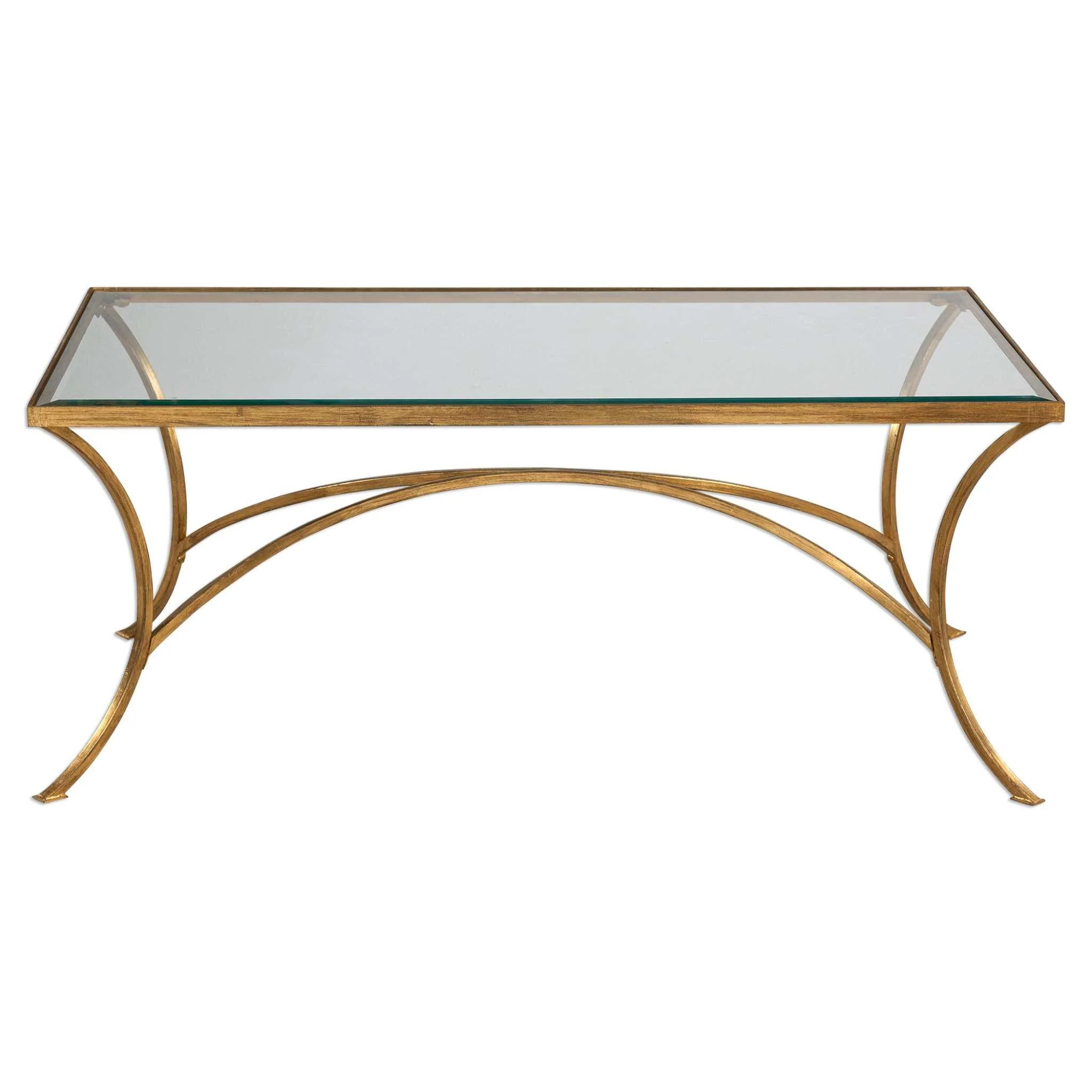 ALAYNA GOLD COFFEE TABLE - Remutear