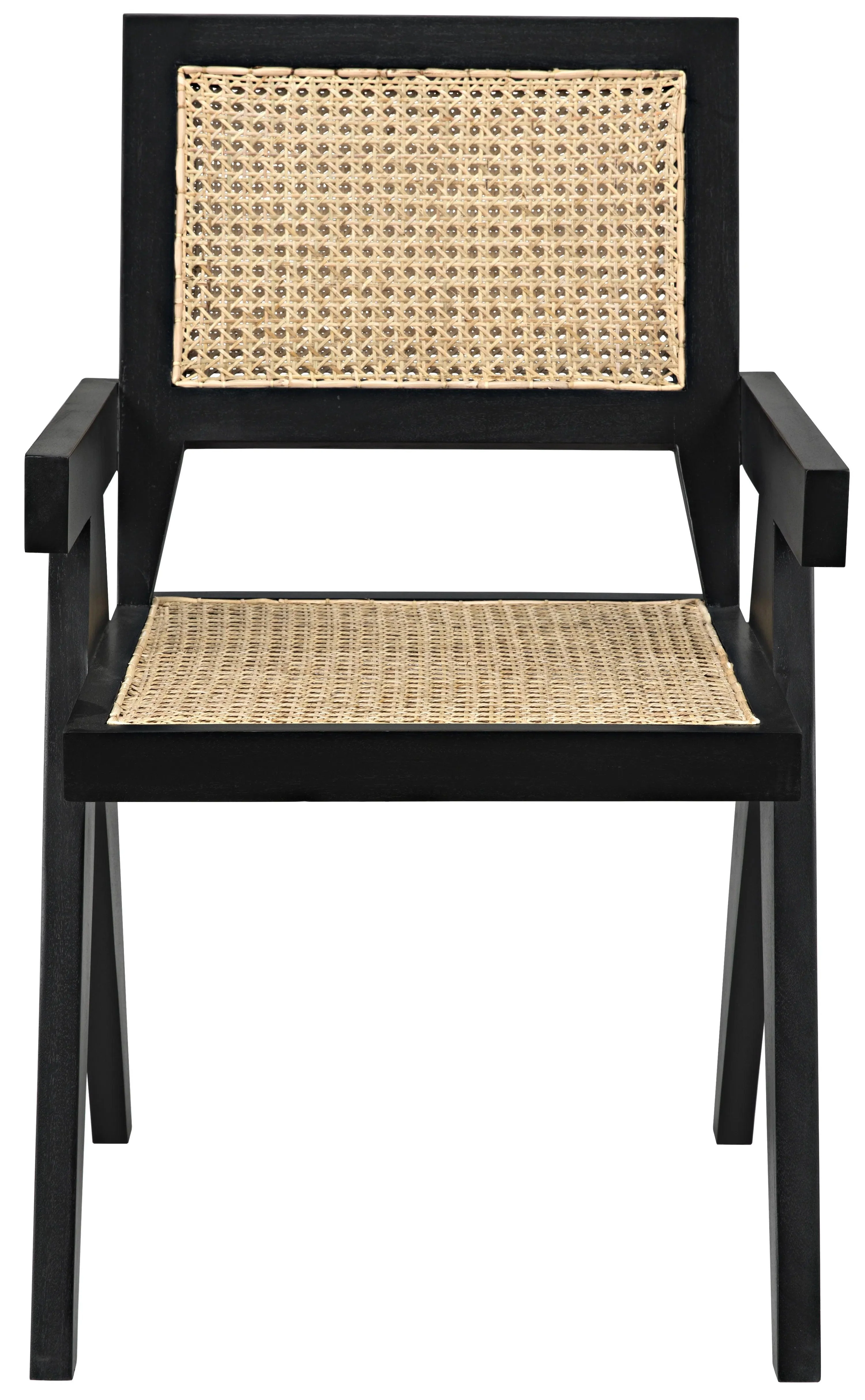 Jude Chair with Caning, Black - Remutear
