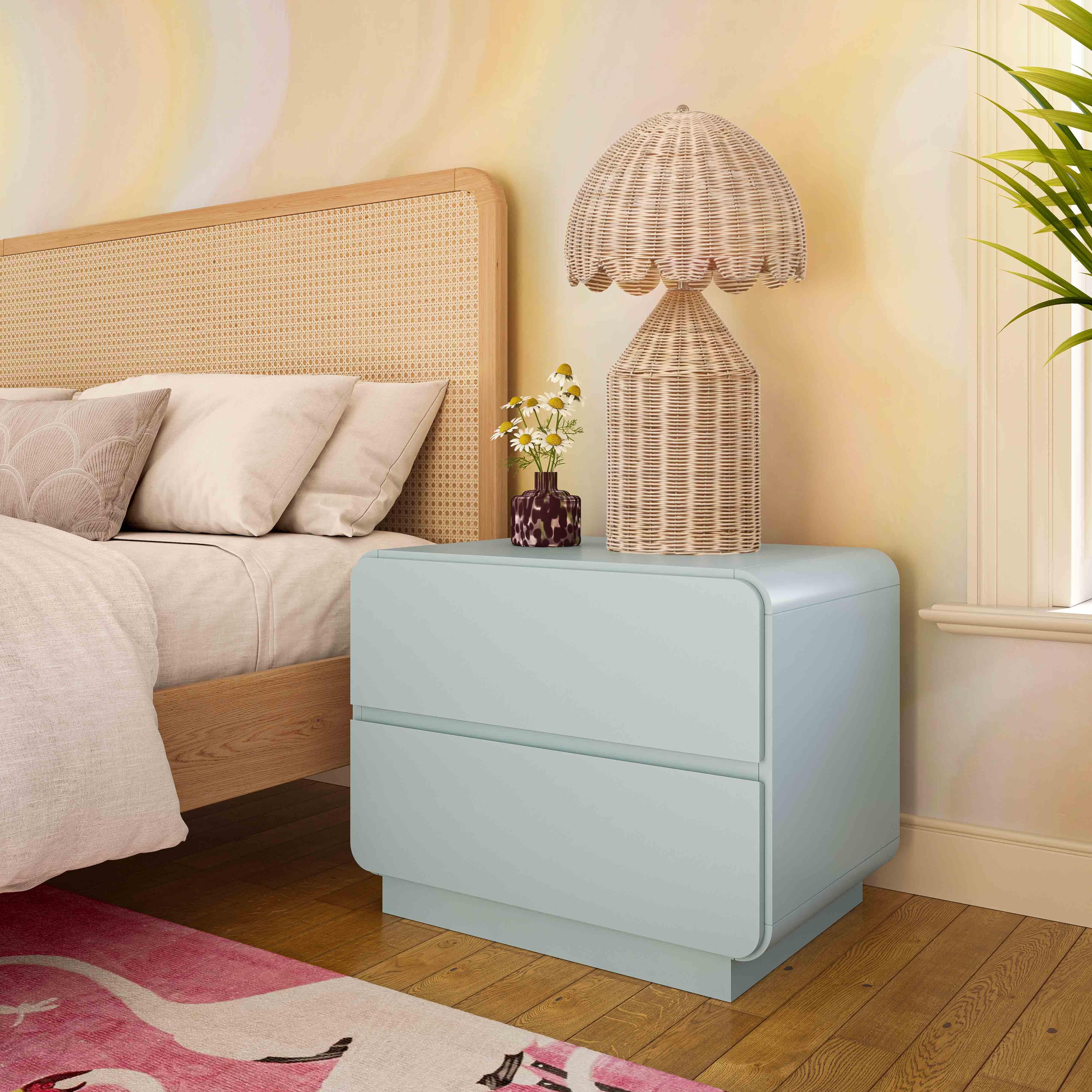 Sagura Blue Nightstand - Remutear