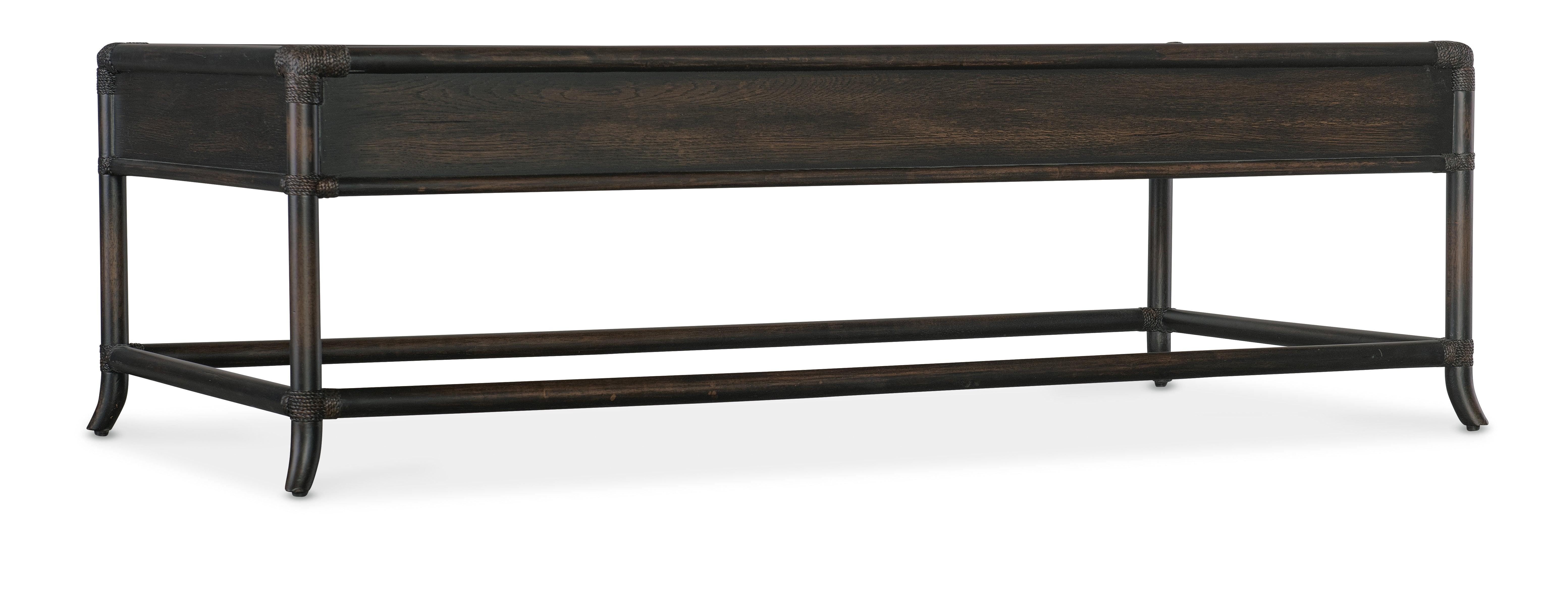Retreat Pole Rattan Cocktail Table - Remutear