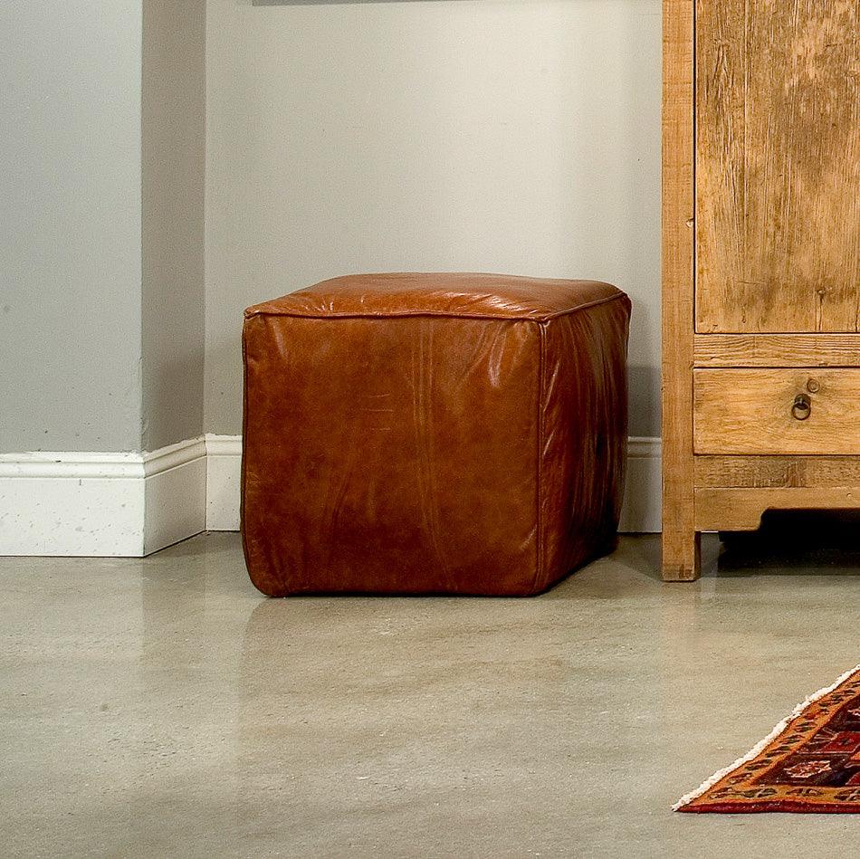 Sunday Afternoon Leather Cube Natural - Remutear