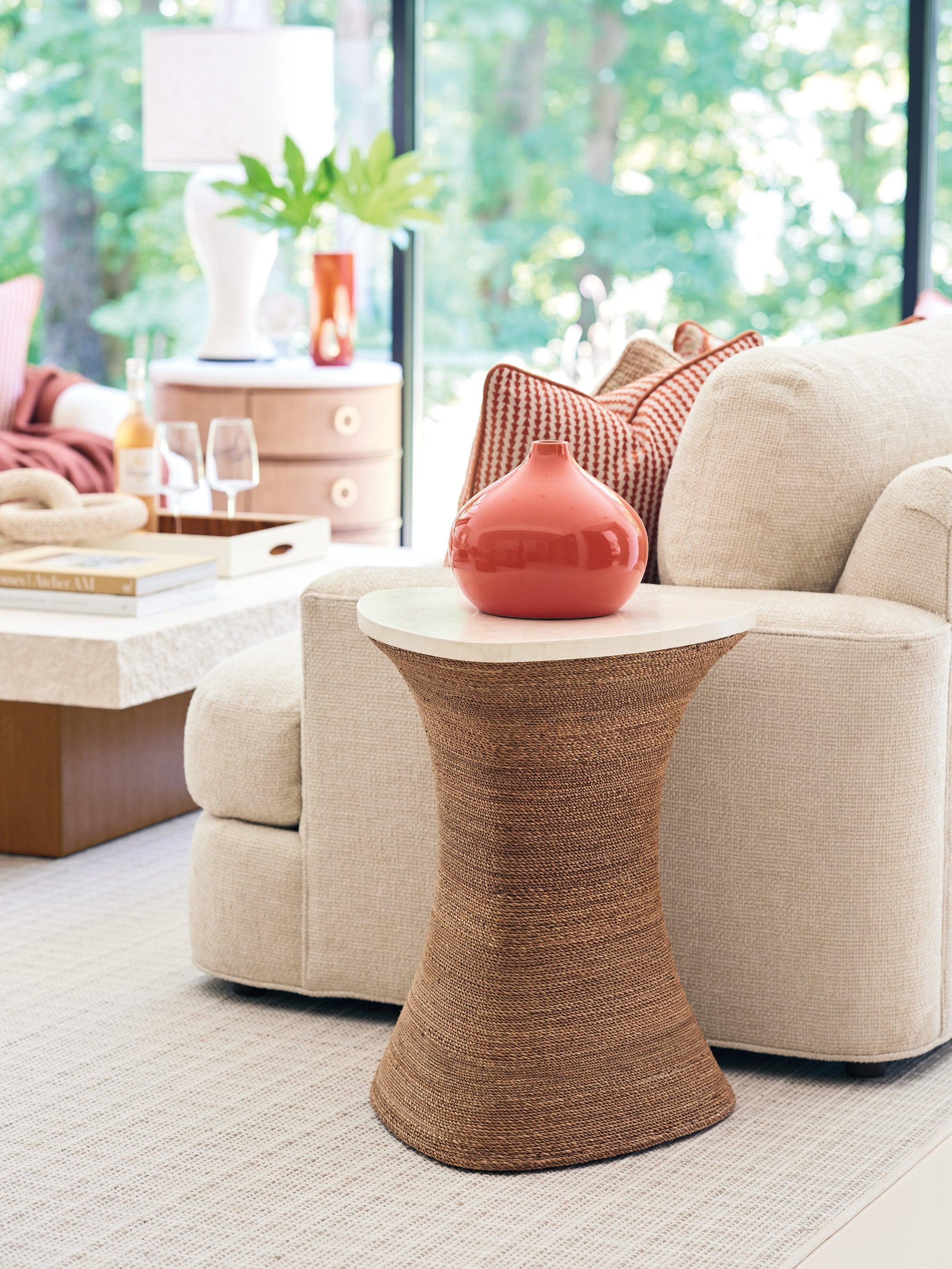 Palm Desert Haley Woven Accent Table - Remutear