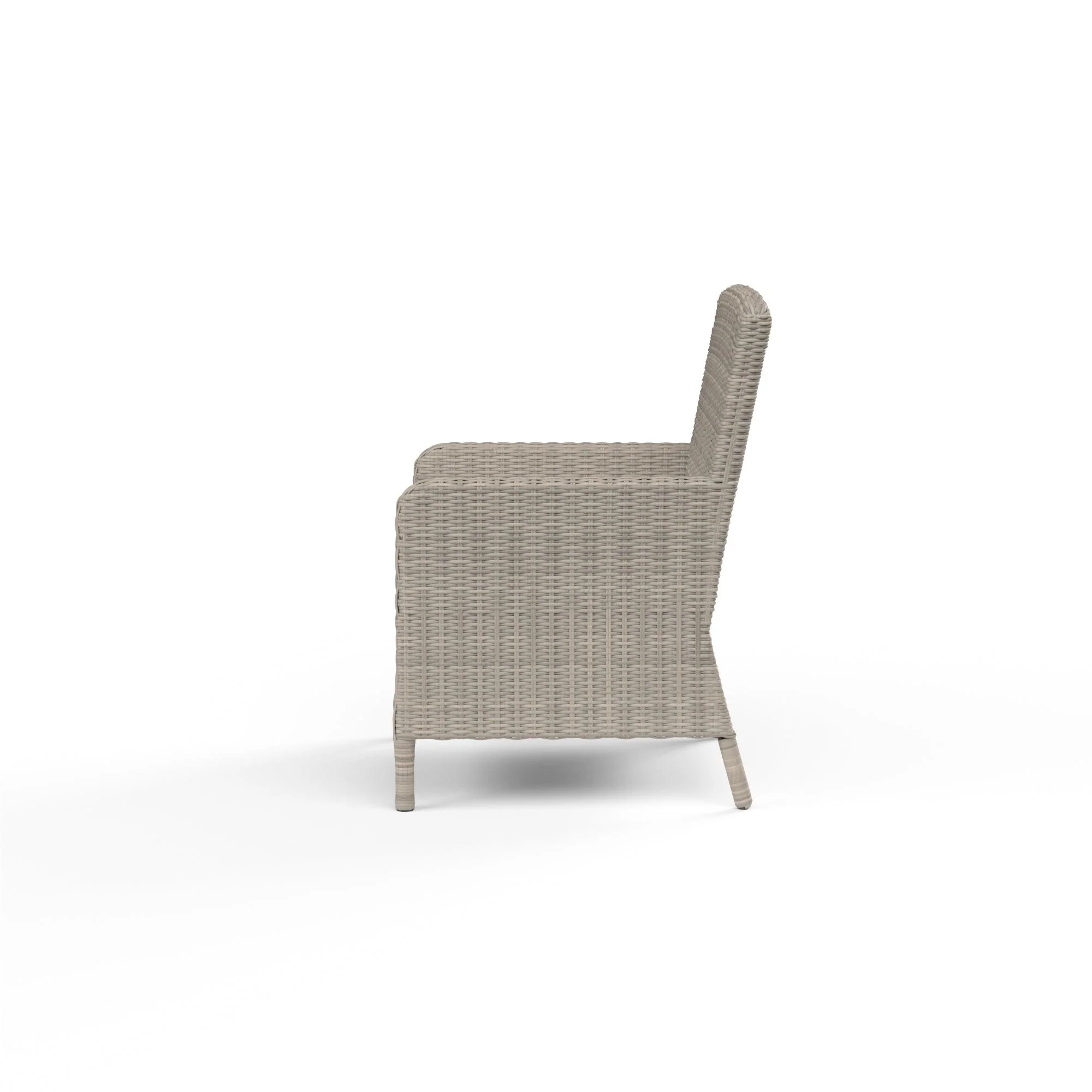 Manhattan Dining Chair in Linen Canvas w/ Self Welt - Remutear