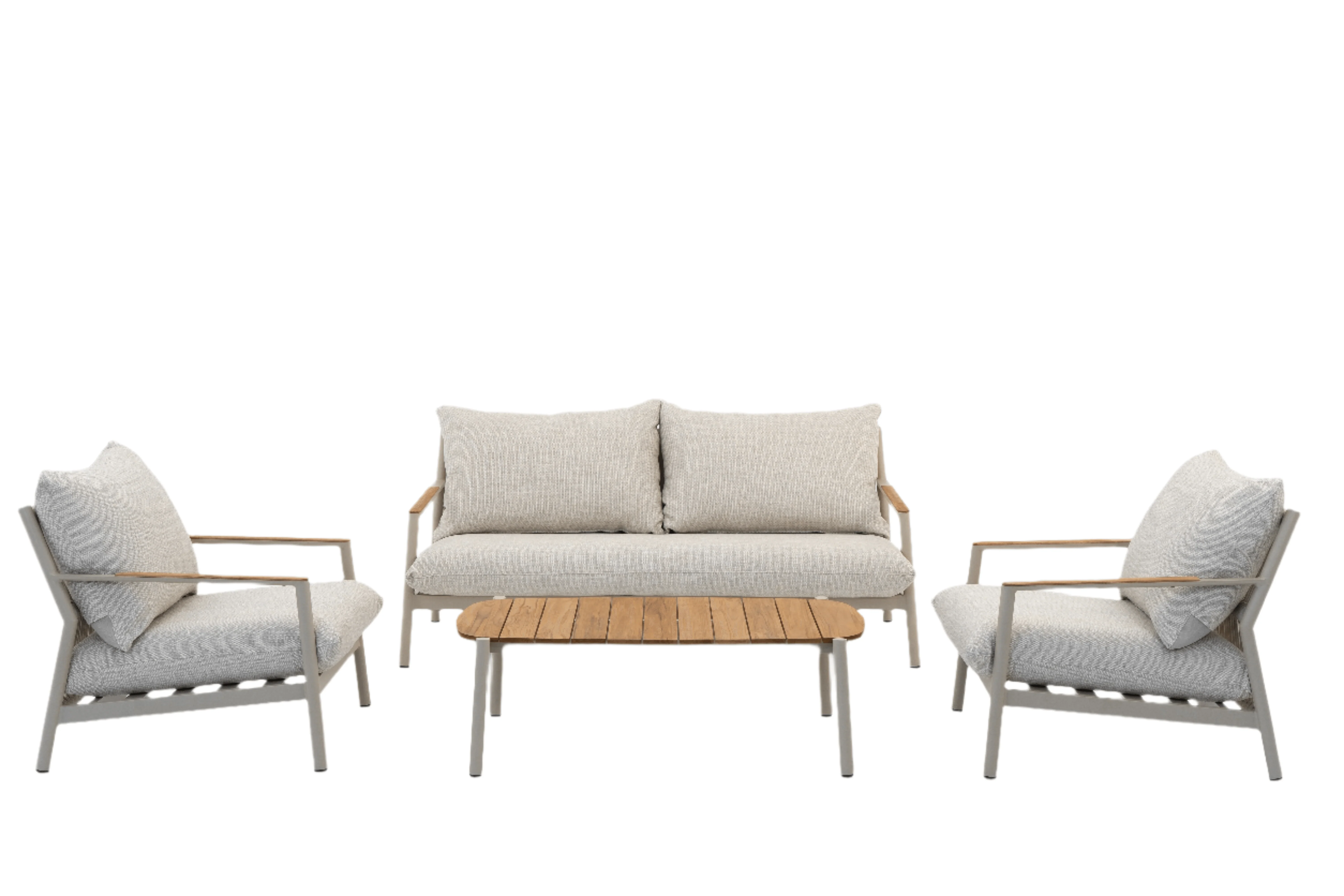 GIARDINO 4 Pcs Set ( 1 Loveseat, 2 Lounge Chair, 1 Coffee table ) - Remutear