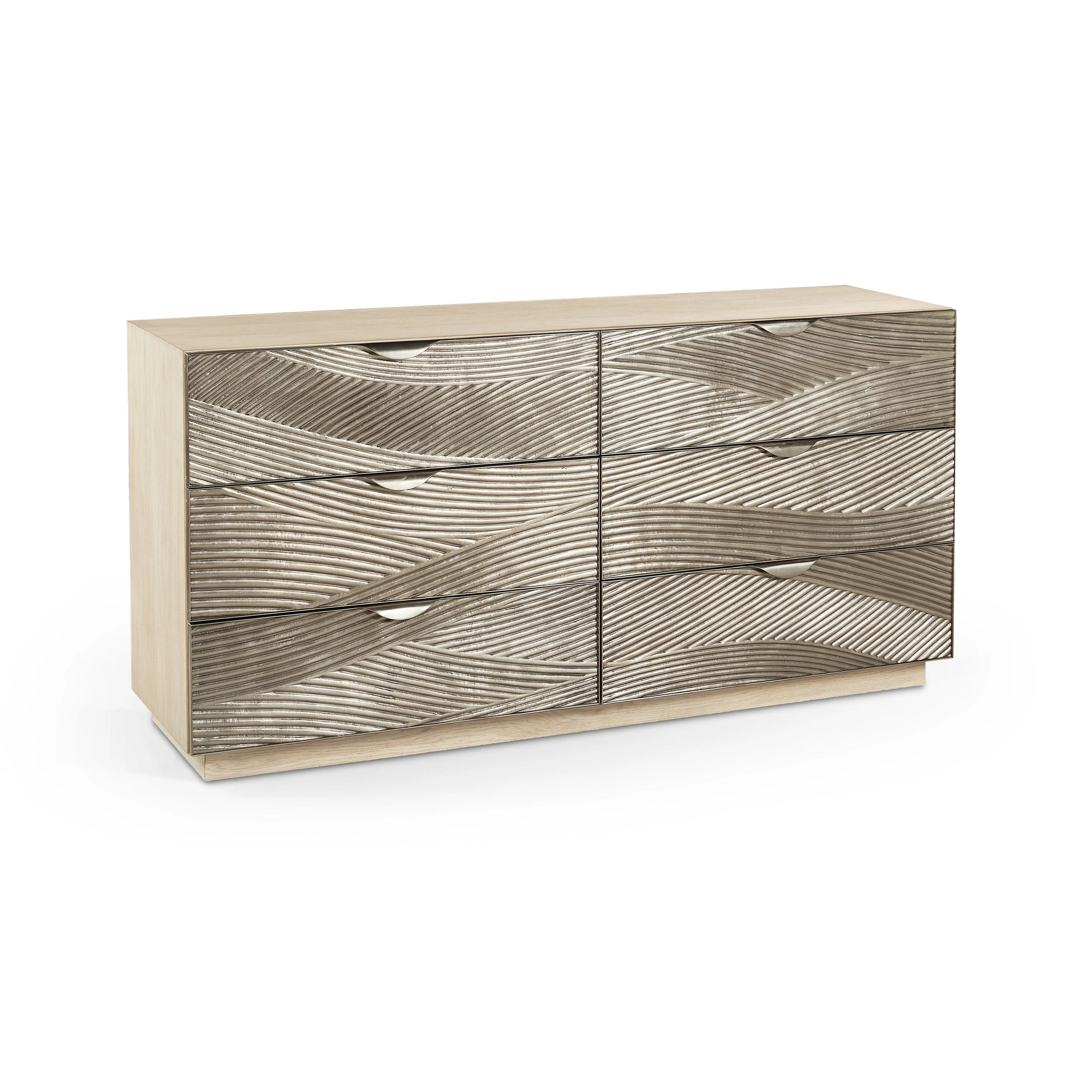 Water Capillary Cast Metal Texture Double Dresser - Remutear
