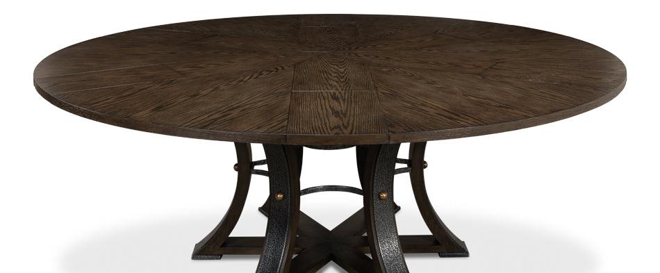 Tower Jupe Dining Table - Lg Artisan Grey - Remutear