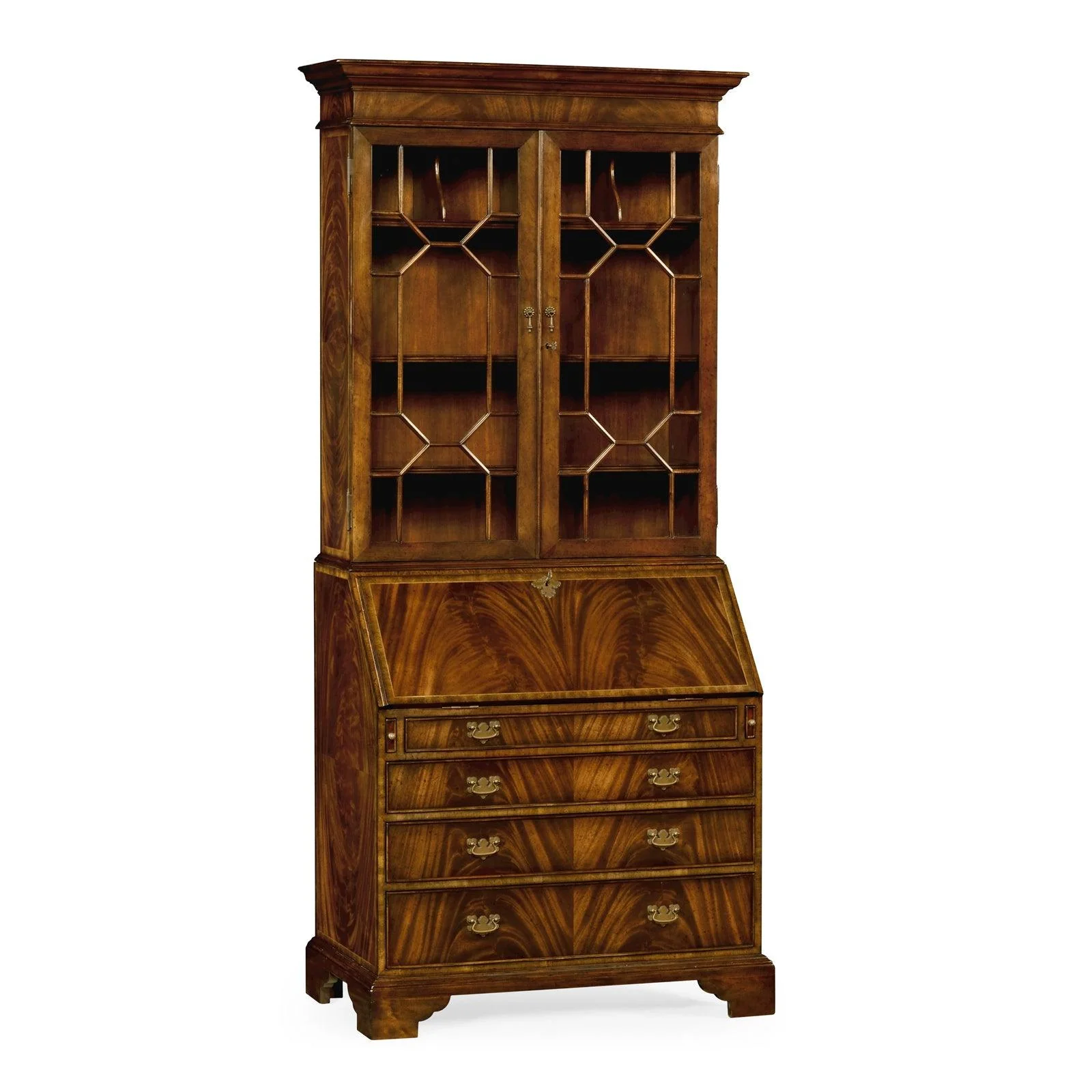 Buckingham Georgian Mahogany Secretary - Remutear