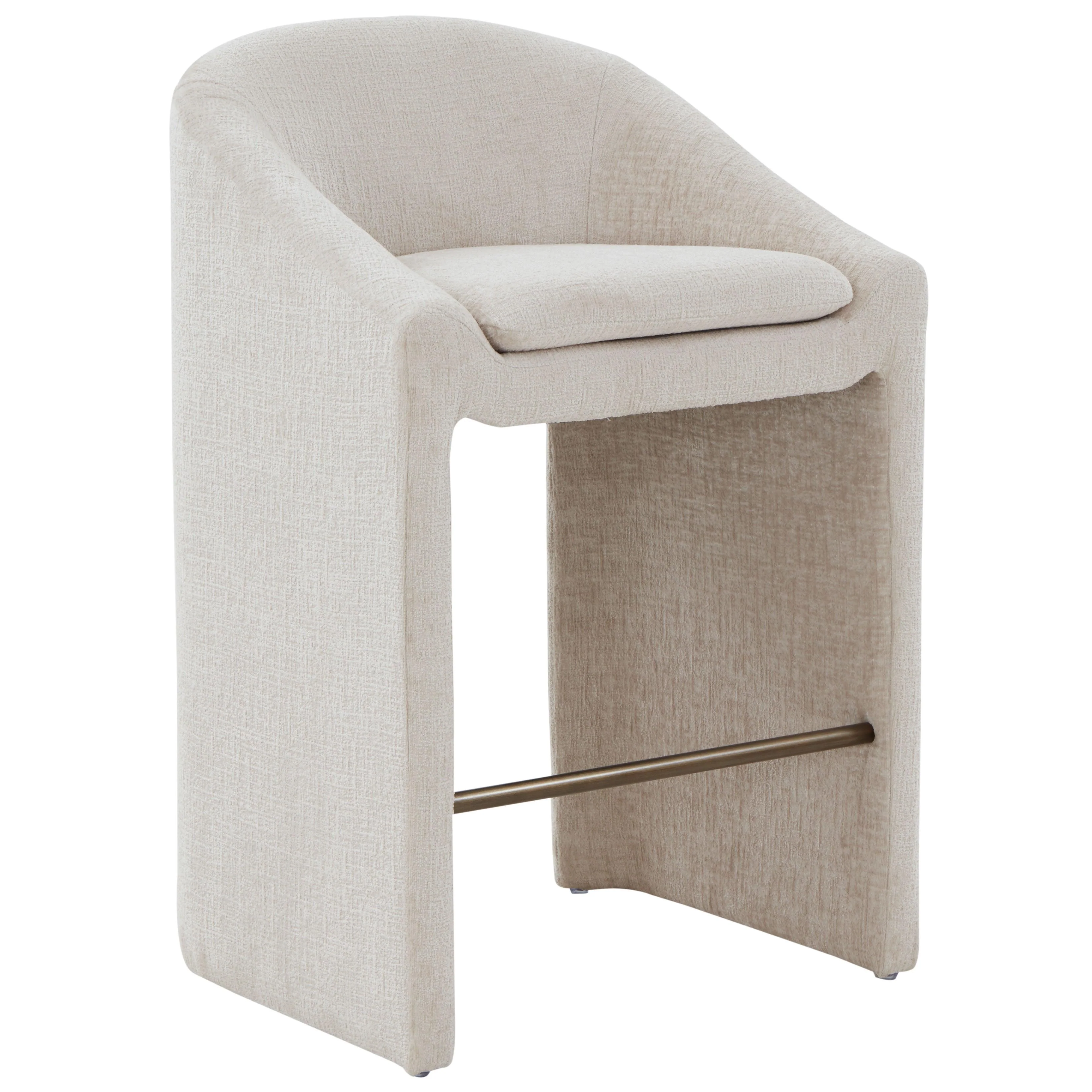 Kagan Chenille Barstool - Remutear