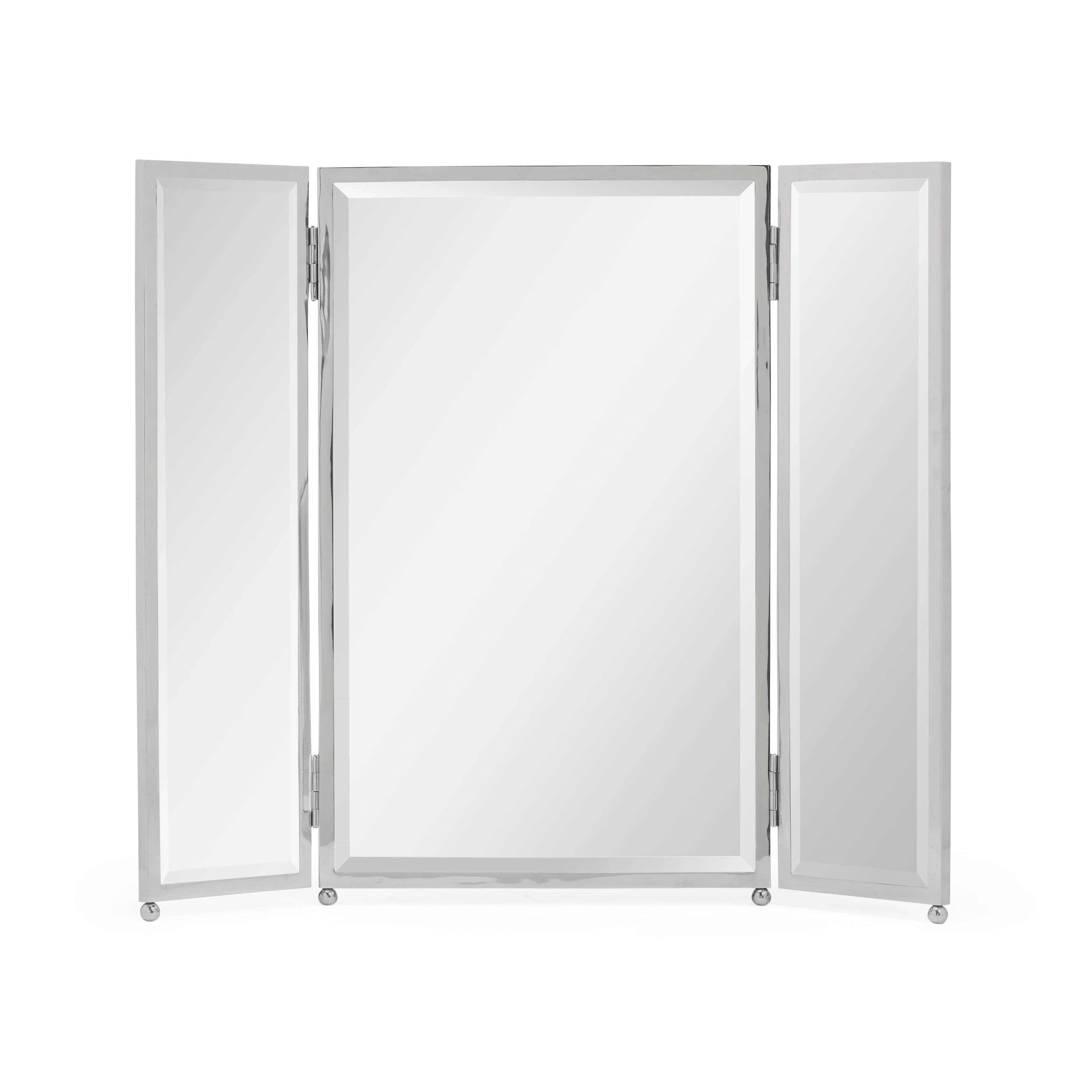 William Yeoward Triple Nickel Dressing Table Mirror - Remutear