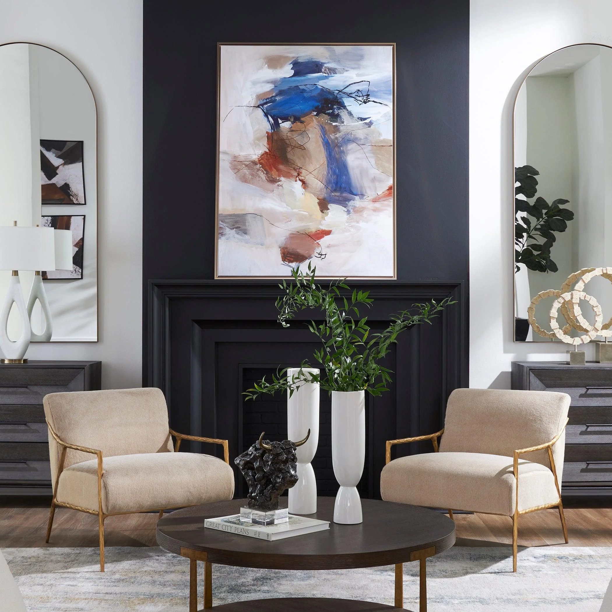 Subtle Nuances Framed Abstract Art - Remutear