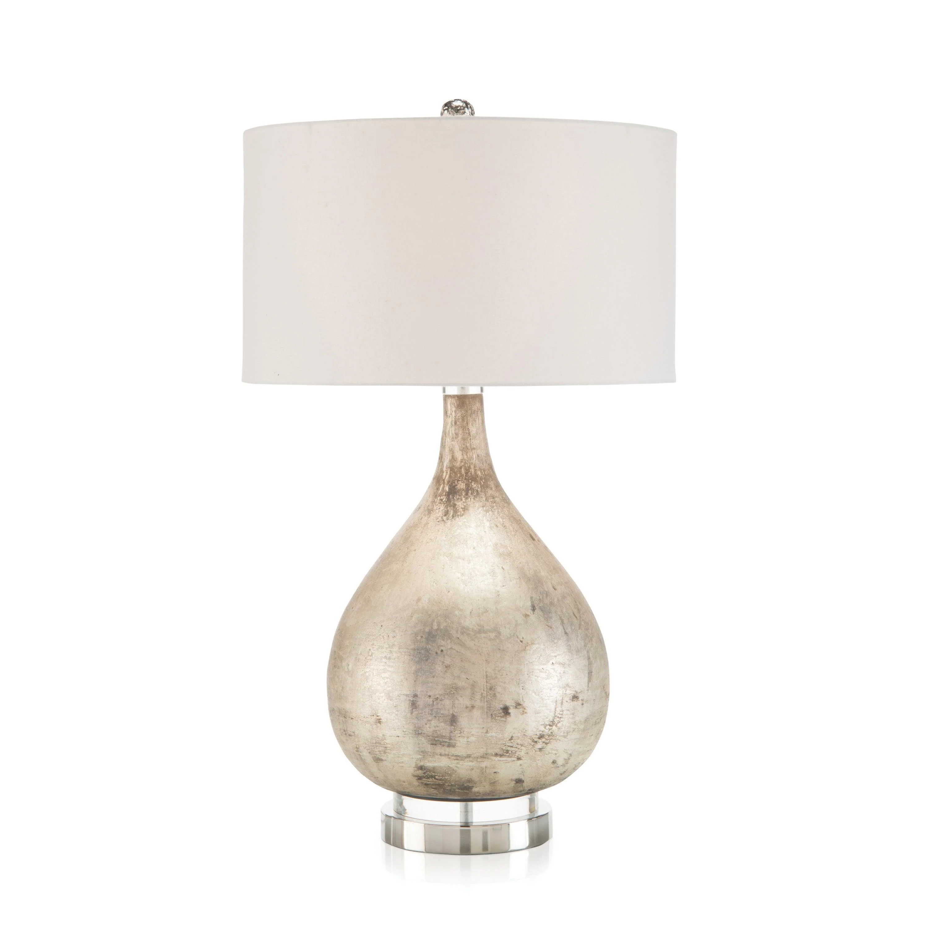 Lamp In Weathered Silver Finish - Remutear