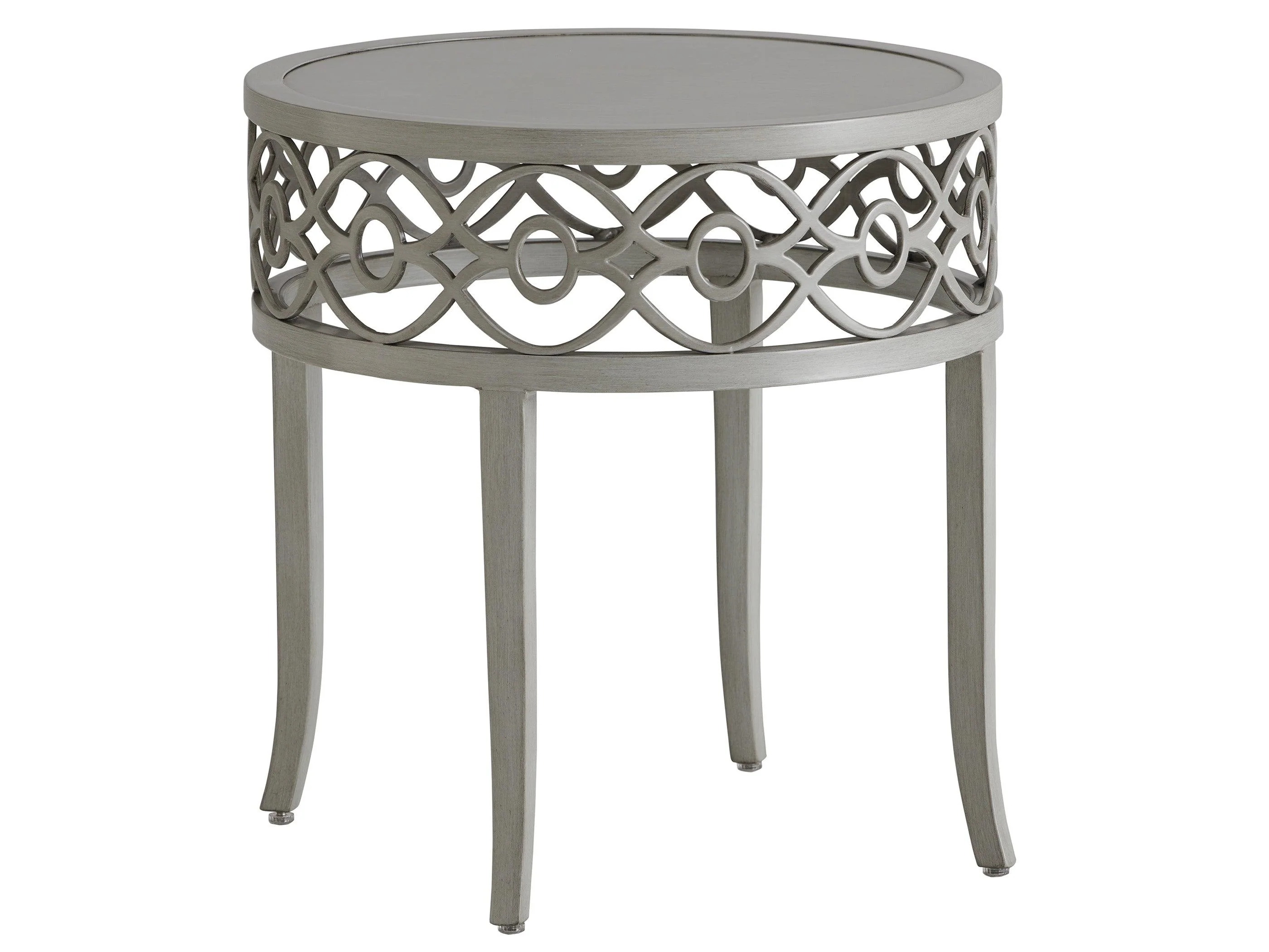 Silver Sands Round End Table - Remutear