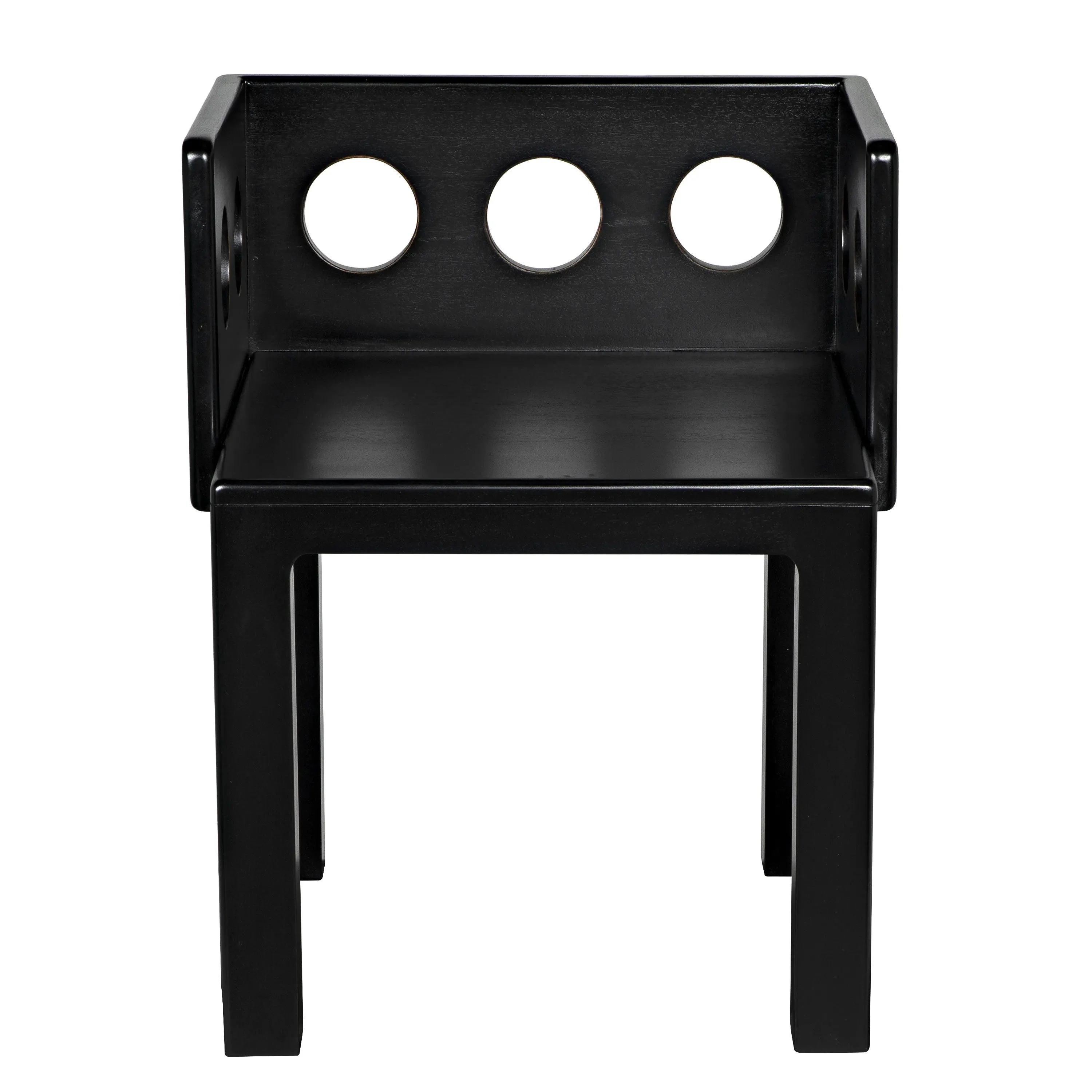 Elton Chair, Hand Rubbed Black - Remutear