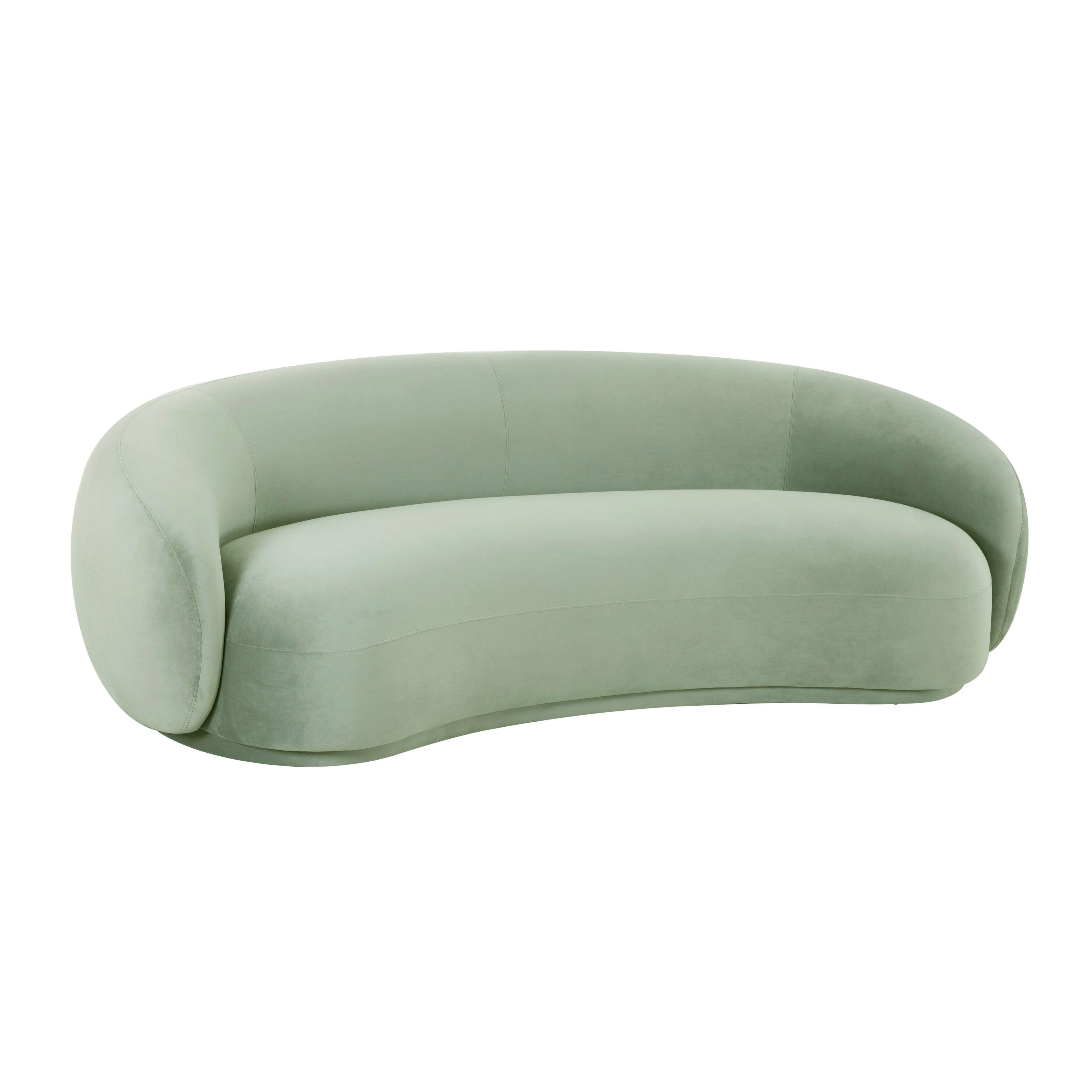 Kendall Moss Green Velvet Sofa - Remutear