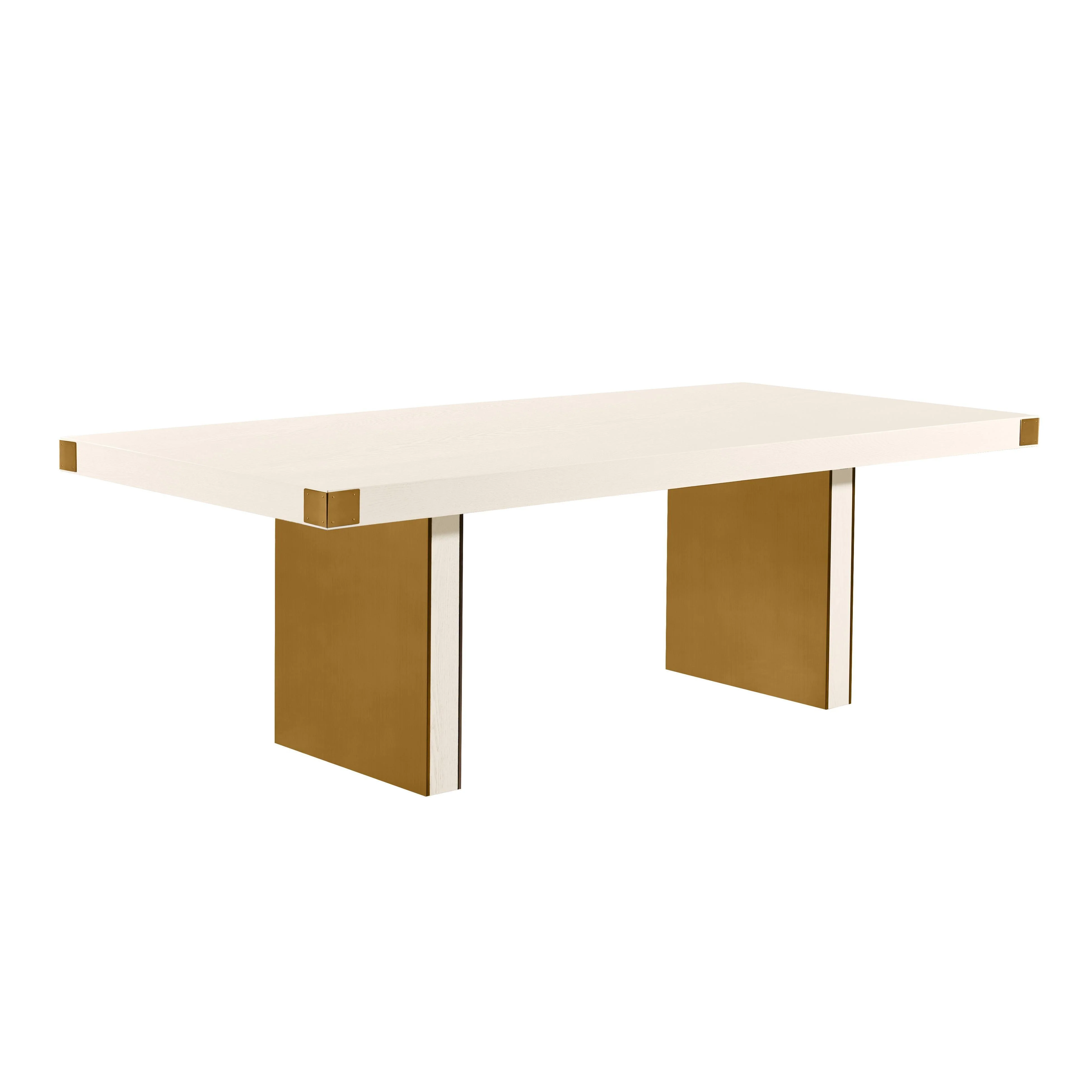 Selena Cream Ash Dining Table - Remutear