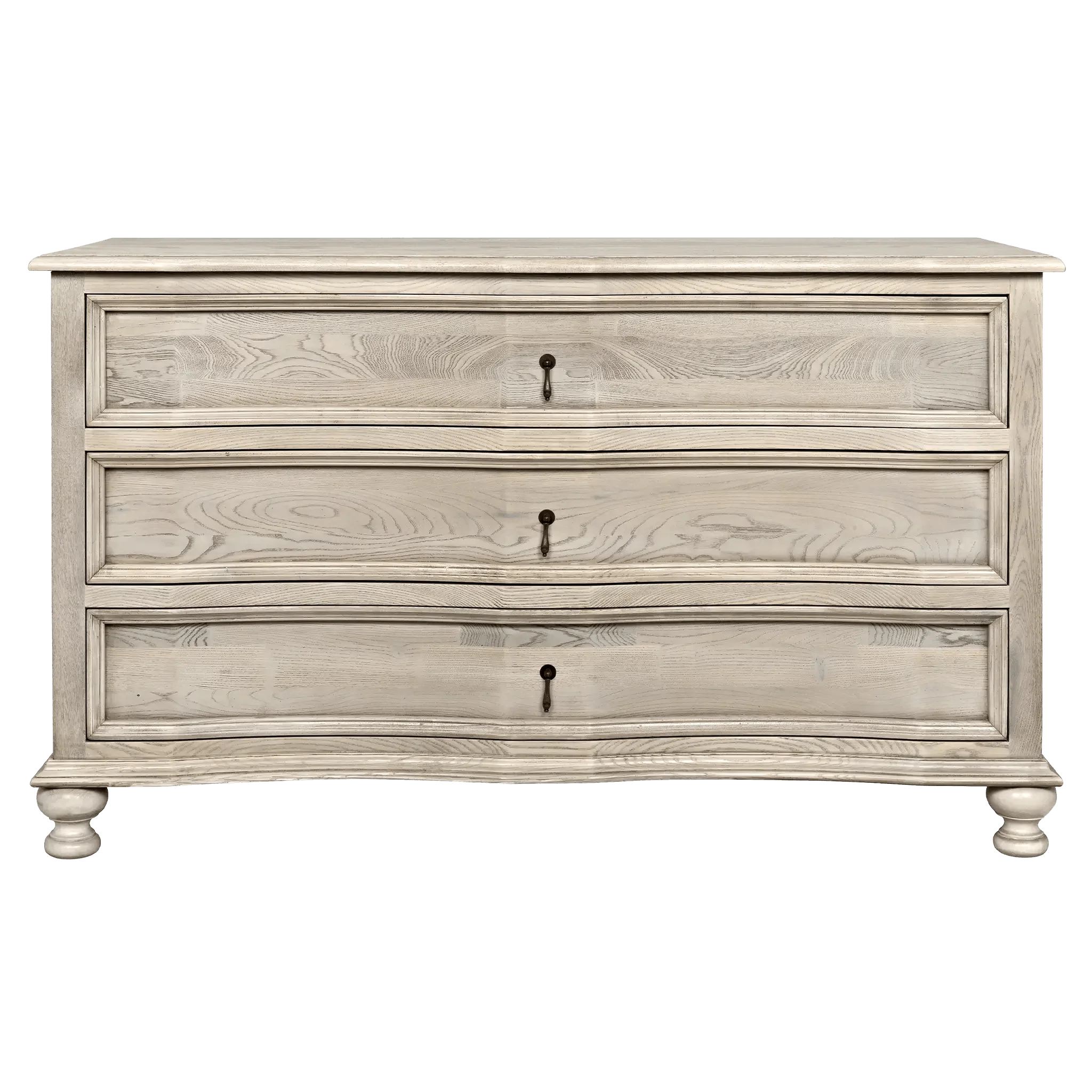 Curved Front 3 Drawer Chest - Remutear