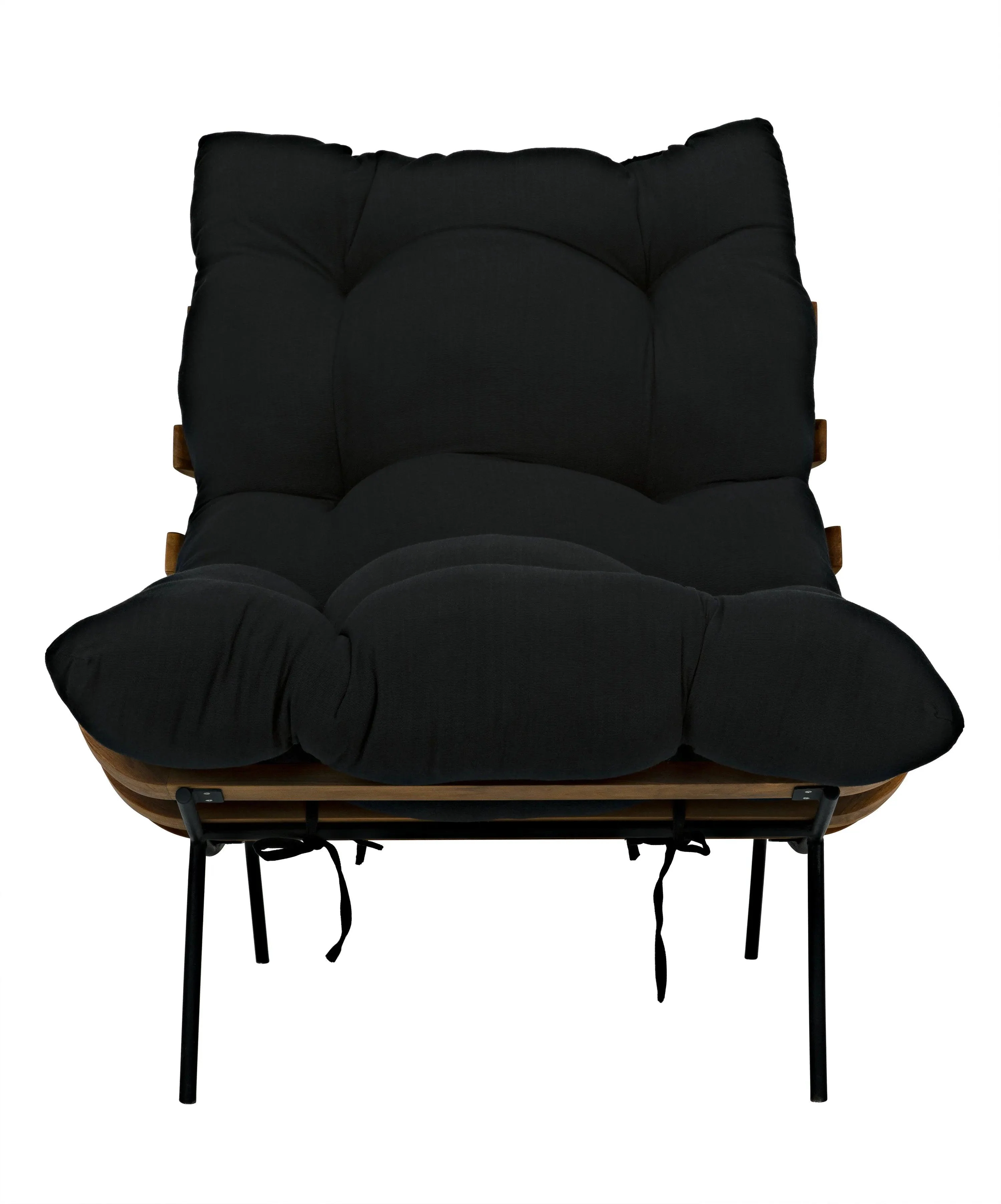 Hanzo Chair with Steel Legs, Teak - Remutear