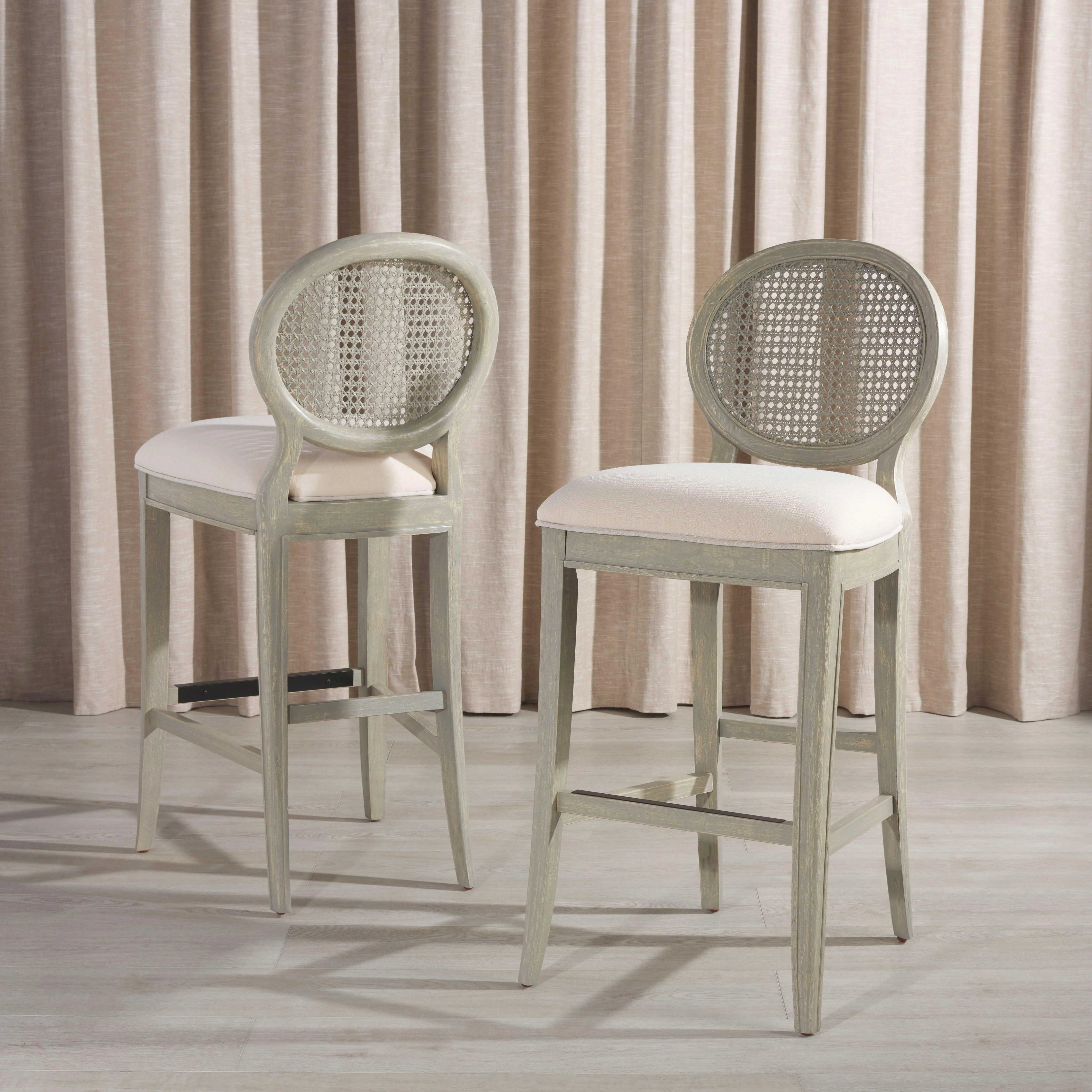 KARLEE RATTAN BACK BARSTOOL - Remutear