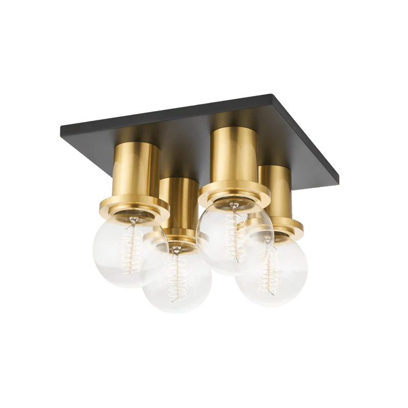 BRANDI 4 LIGHT FLUSH MOUNT - Remutear