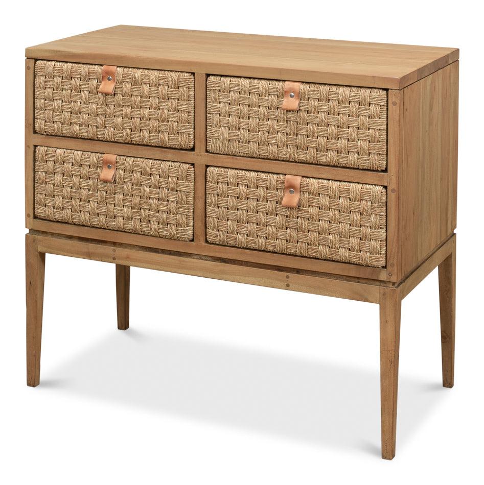 Gewe Woven Fron Chest Of Drawer - Remutear