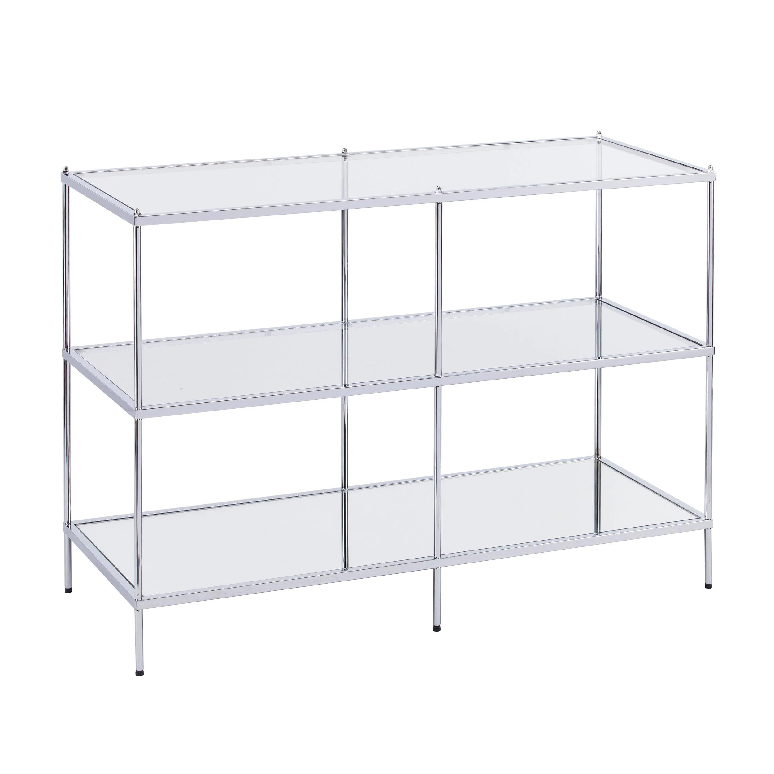 Knox Glam Mirrored  Console Table - Chrome - Remutear