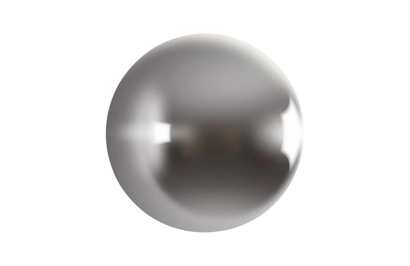 Ball on the Wall, Large, Polished Aluminum Finish - Remutear