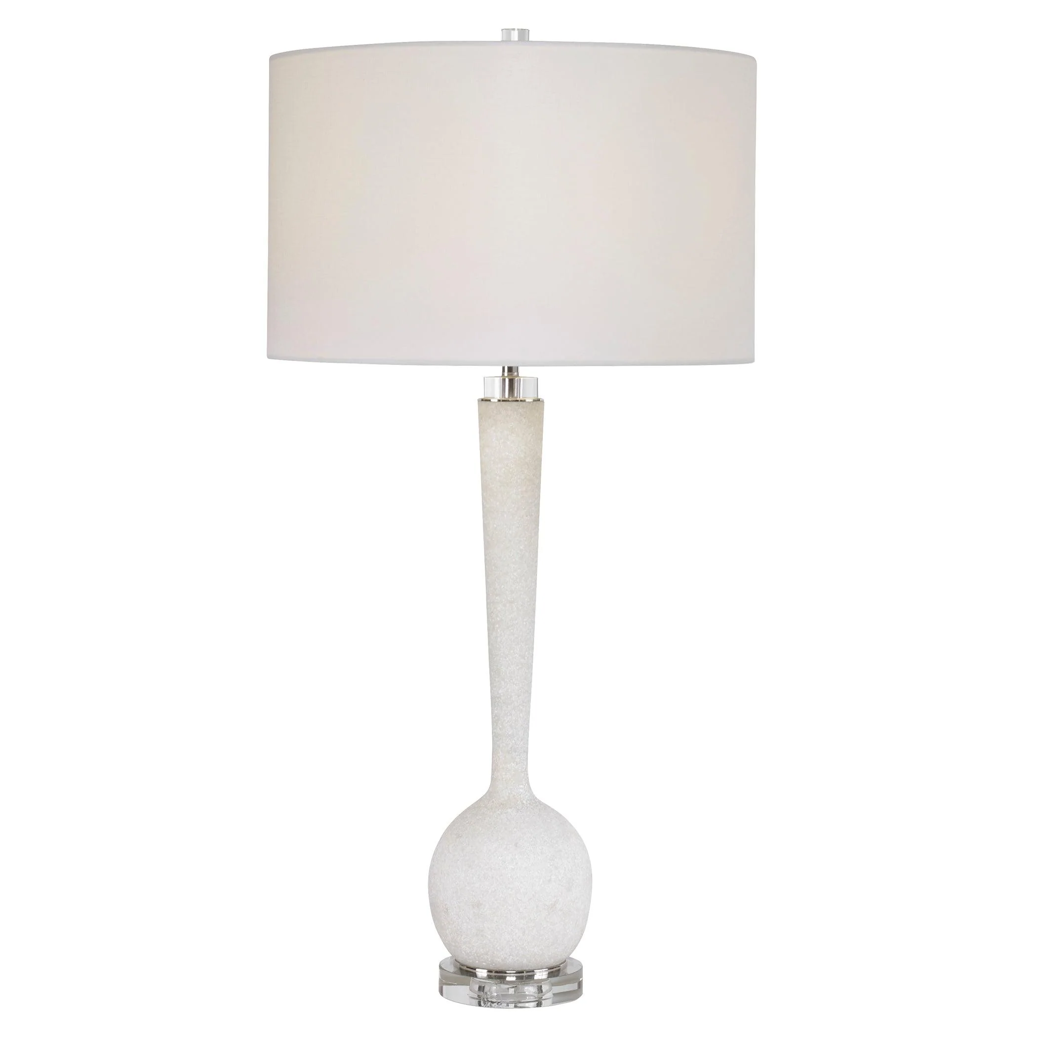 KENTLY WHITE MARBLE TABLE LAMP - Remutear